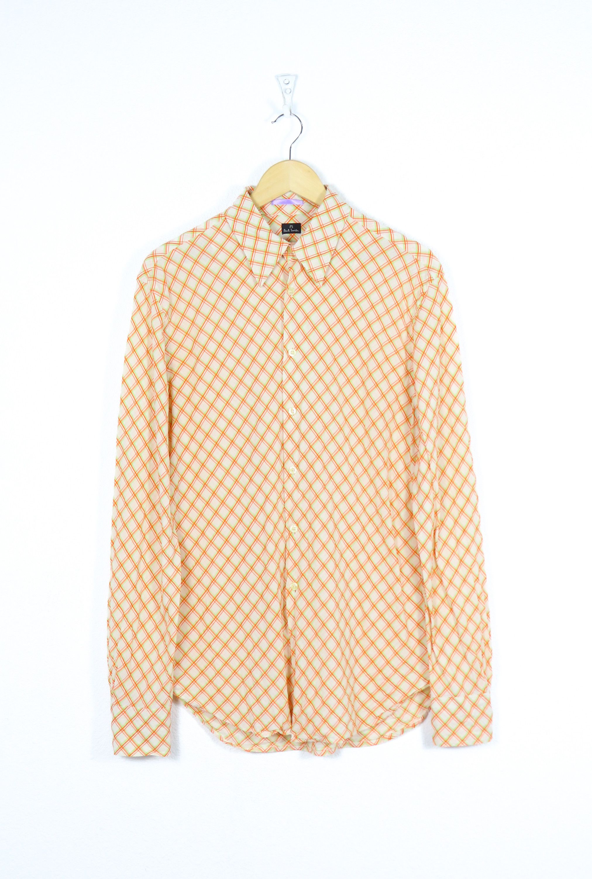 Paul Smith × Paul Smith Red Ear Paul Smith PS Geometry Check Heritage Formal Shirt Size US L / EU 52-54 / 3 - 1 Thumbnail