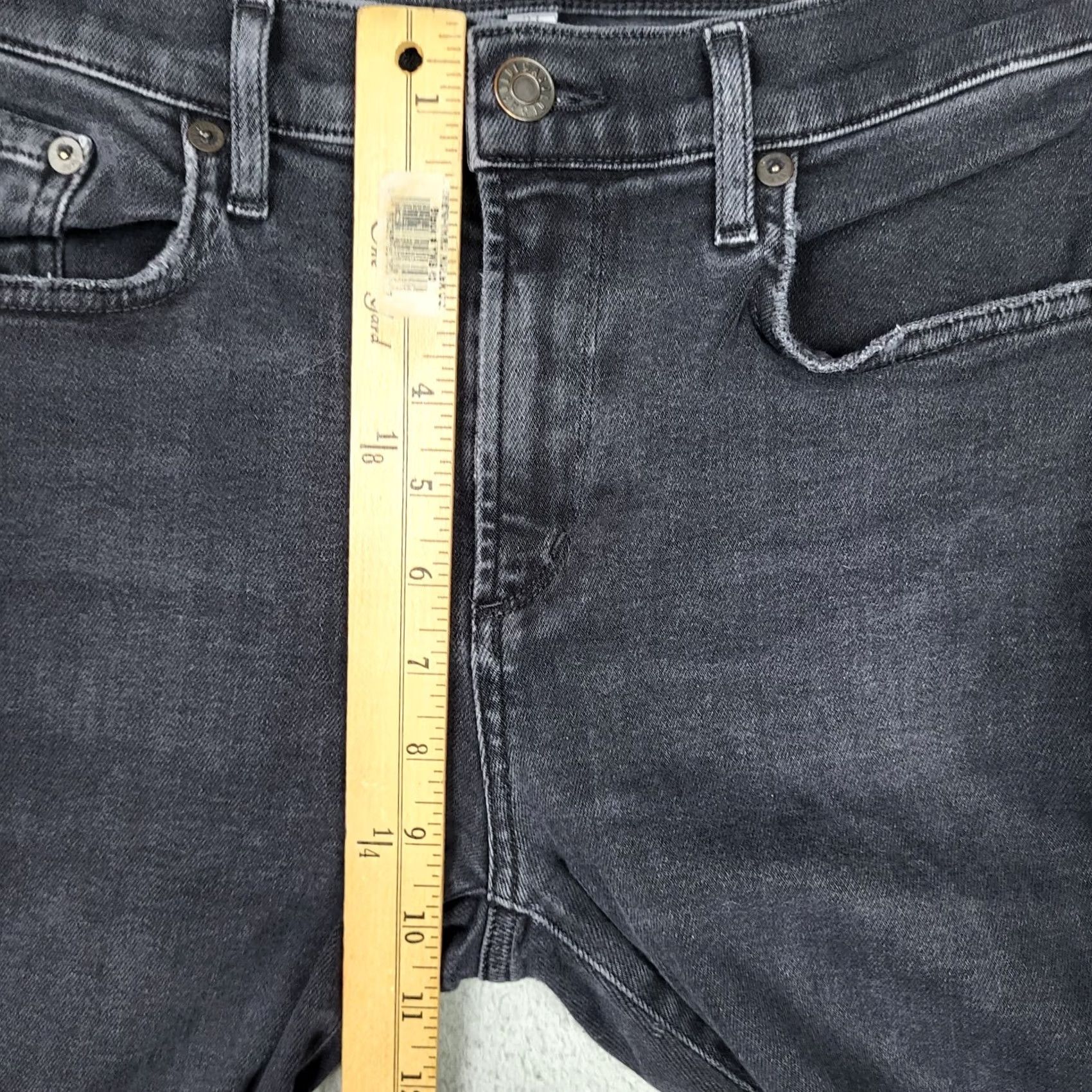 Agolde AGOLDE Jeans Women Skinny Mid-rise Crop 27 Black Light Denim 5-Pocket Brand: AGOLDE Women Size 27 Slim Crop 5-Pocket Black World: 27 Size 27" / US 4 / IT 40 - 3 Thumbnail