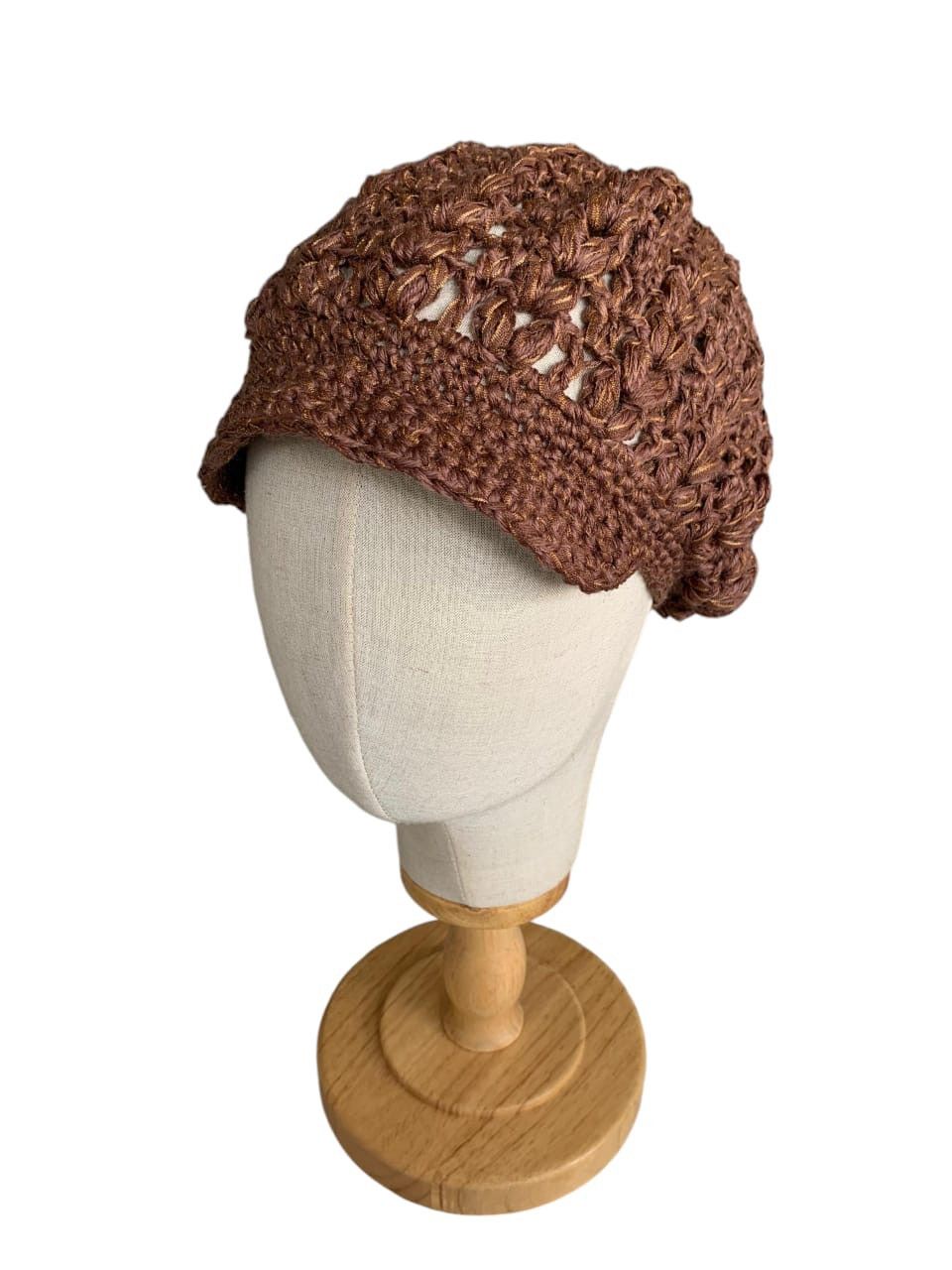 Japanese Brand × Kapital × Vintage Crochet Knitted Hat With Small Badge Size ONE SIZE - 3 Thumbnail