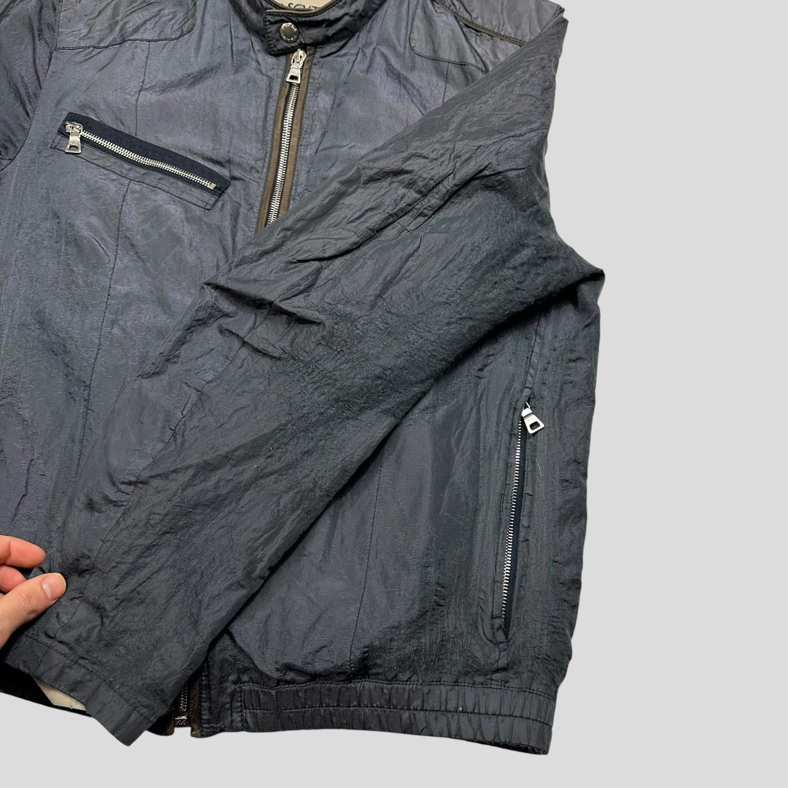 Prada Prada Sport 00’s Metal Nylon + Leather Moto Biker Jacket - M Size US M / EU 48-50 / 2 - 4 Thumbnail