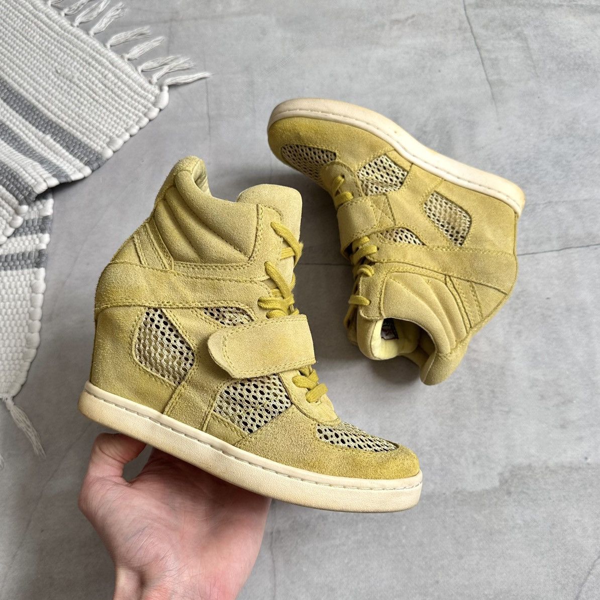 Isabel Marant Cute ASH Mesh Style Isabel Marant Wedge Bekett Sneakers Size US 7 / IT 37 - 7 Thumbnail