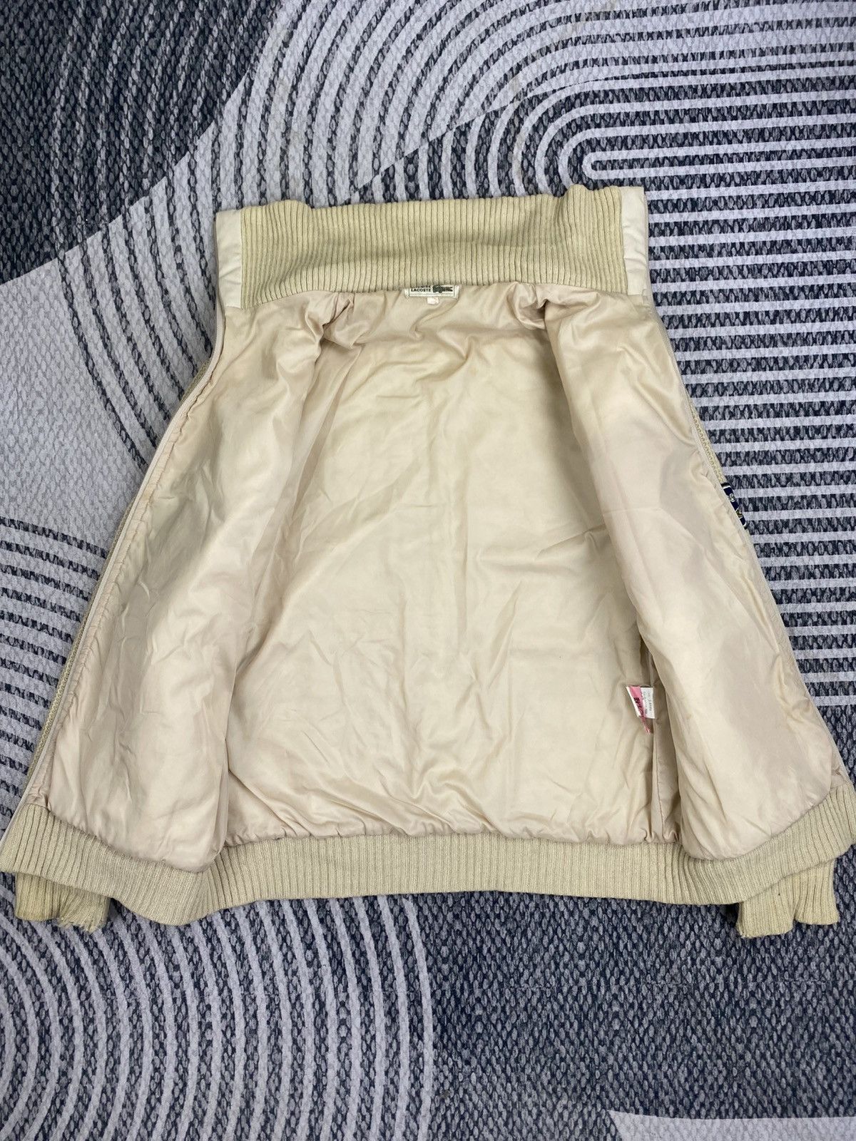 Lacoste Vintage Beige Lacoste Puffer Jacket Size US M / EU 48-50 / 2 - 6 Thumbnail