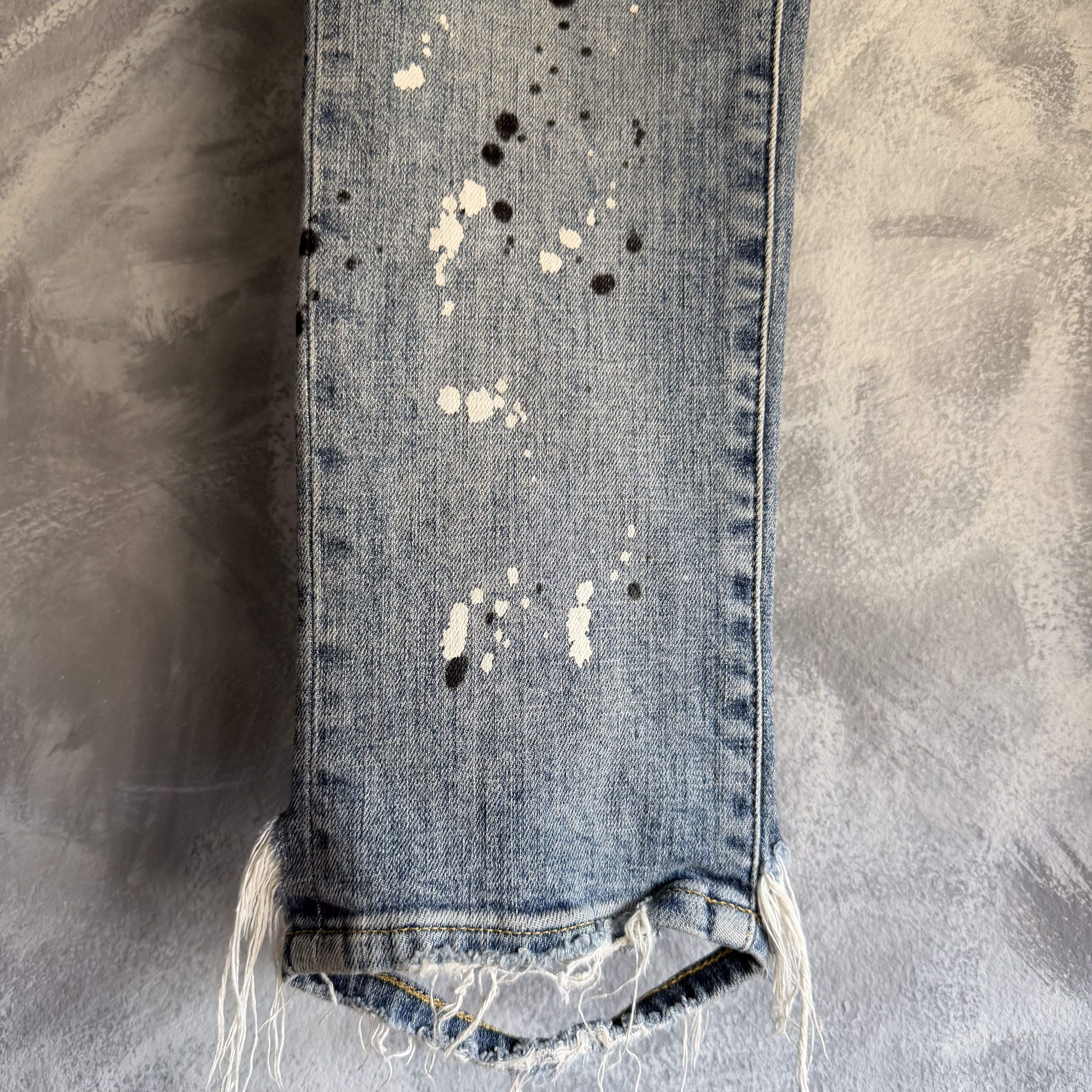 Purple Brand Purple Brand Jeans Mens 31x32 Blue P002 Skinny Fit Size US 31 - 3 Thumbnail