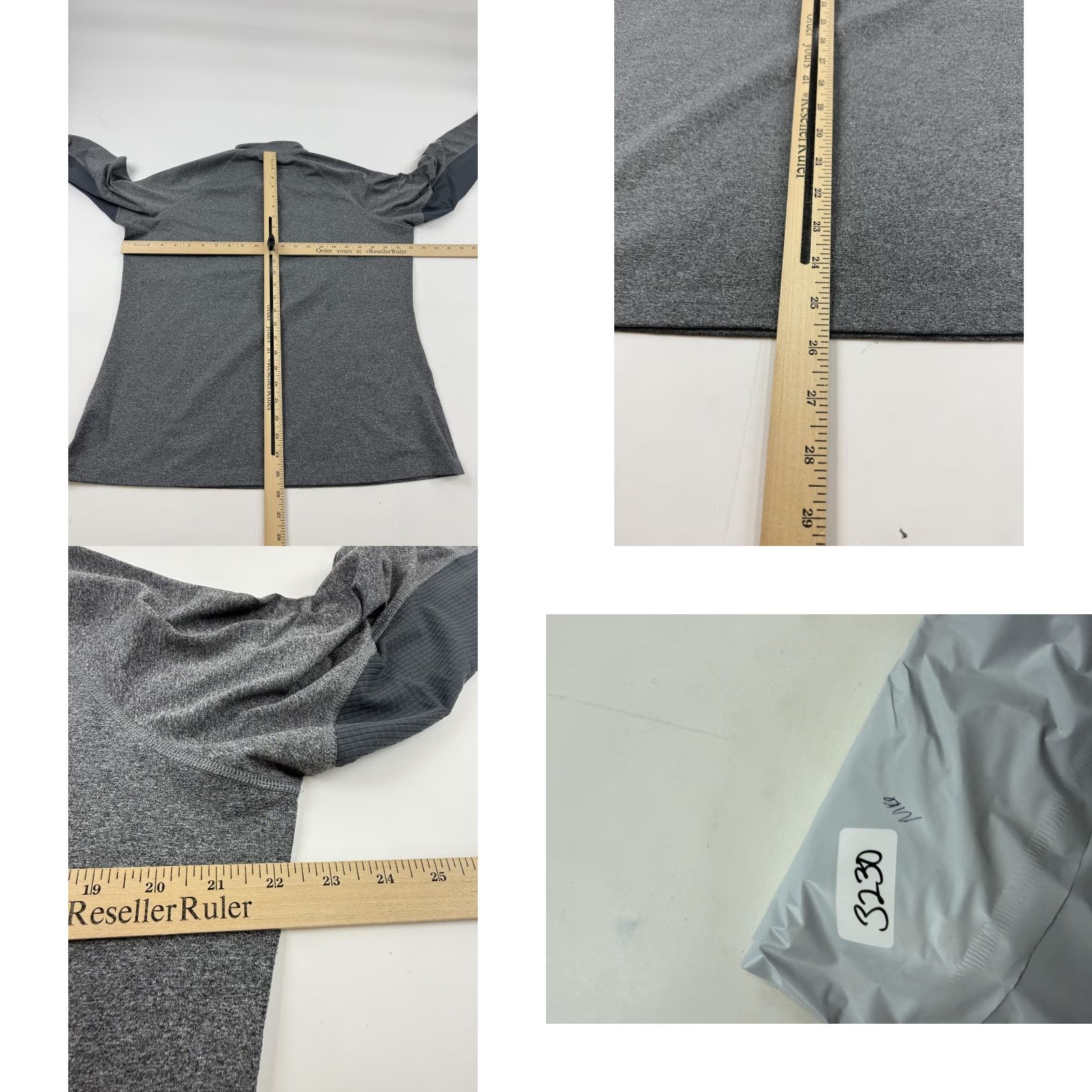 Nike Nike Dri-FIT Pullover Long Sleeve Mock Neck 1/4 Zip Gray XL Mens Sports Activewear Top Size XL / US 12-14 / IT 48-50 - 8 Thumbnail