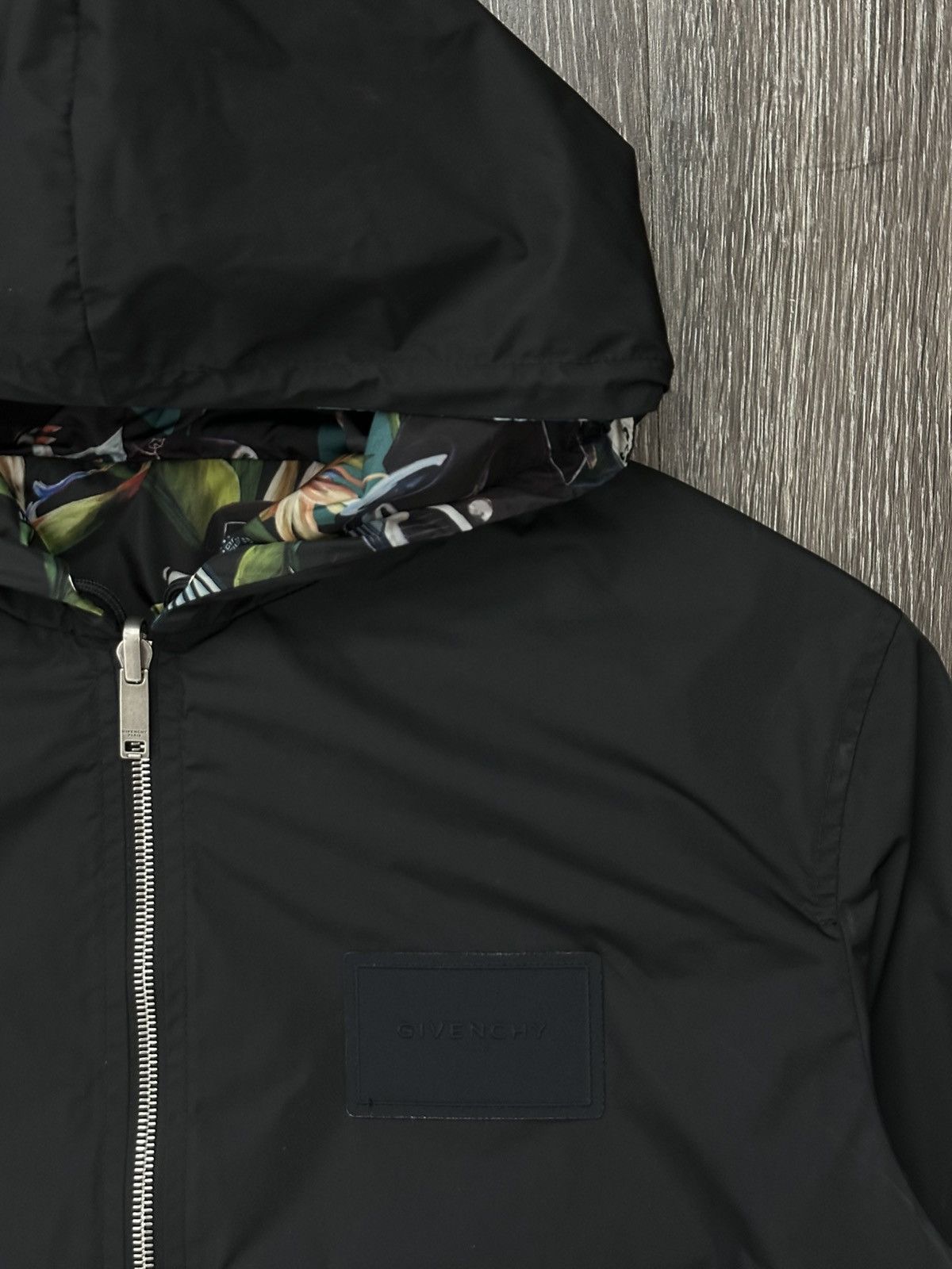 Givenchy Givenchy Reversible Motel Black Windbreaker Jacket Size US XL / EU 56 / 4 - 5 Thumbnail