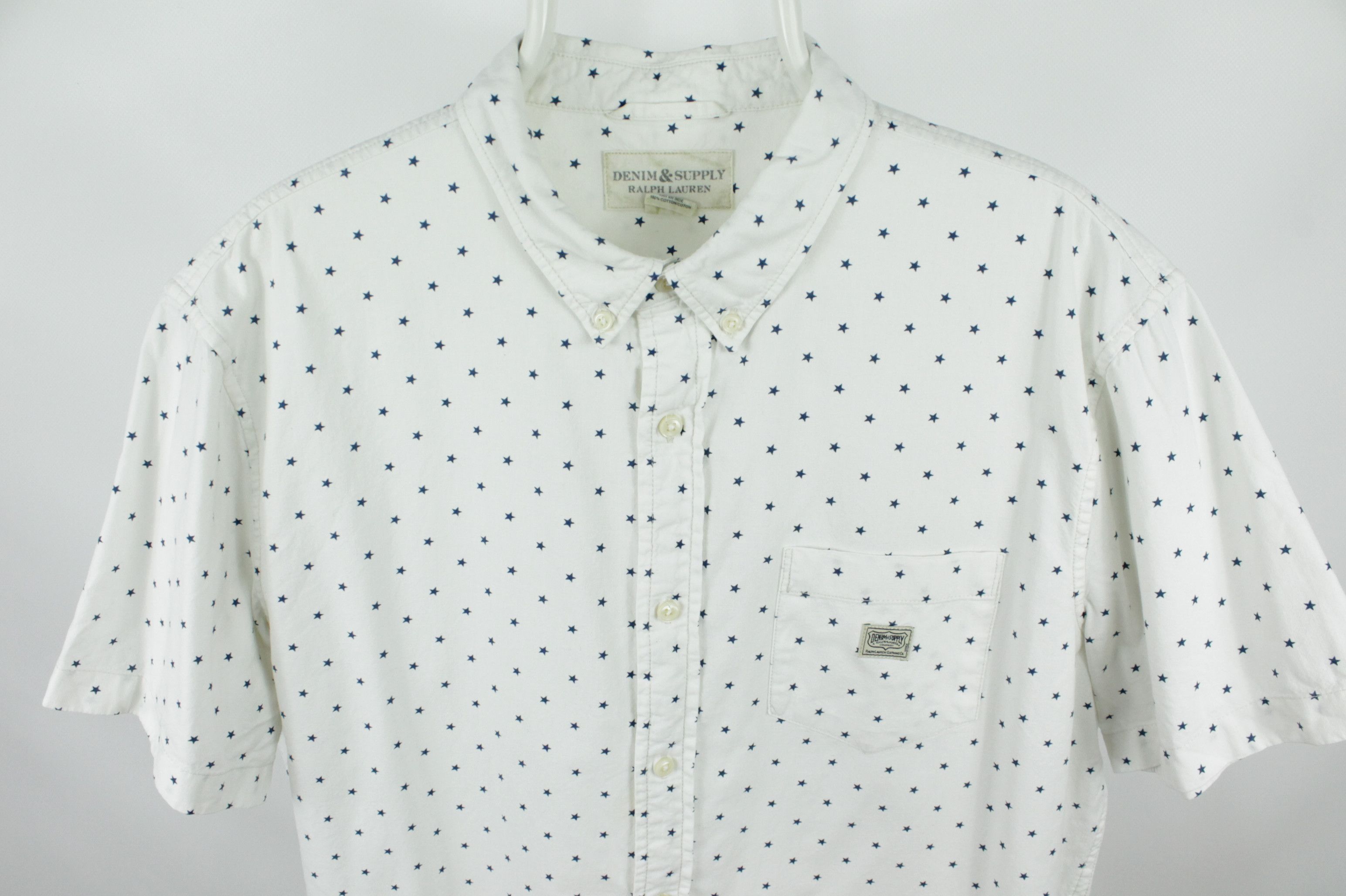 Denim & Supply Ralph Lauren Denim And Supply Ralph Lauren Short Sleeve Star Shirt Size US XL / EU 56 / 4 - 2 Thumbnail