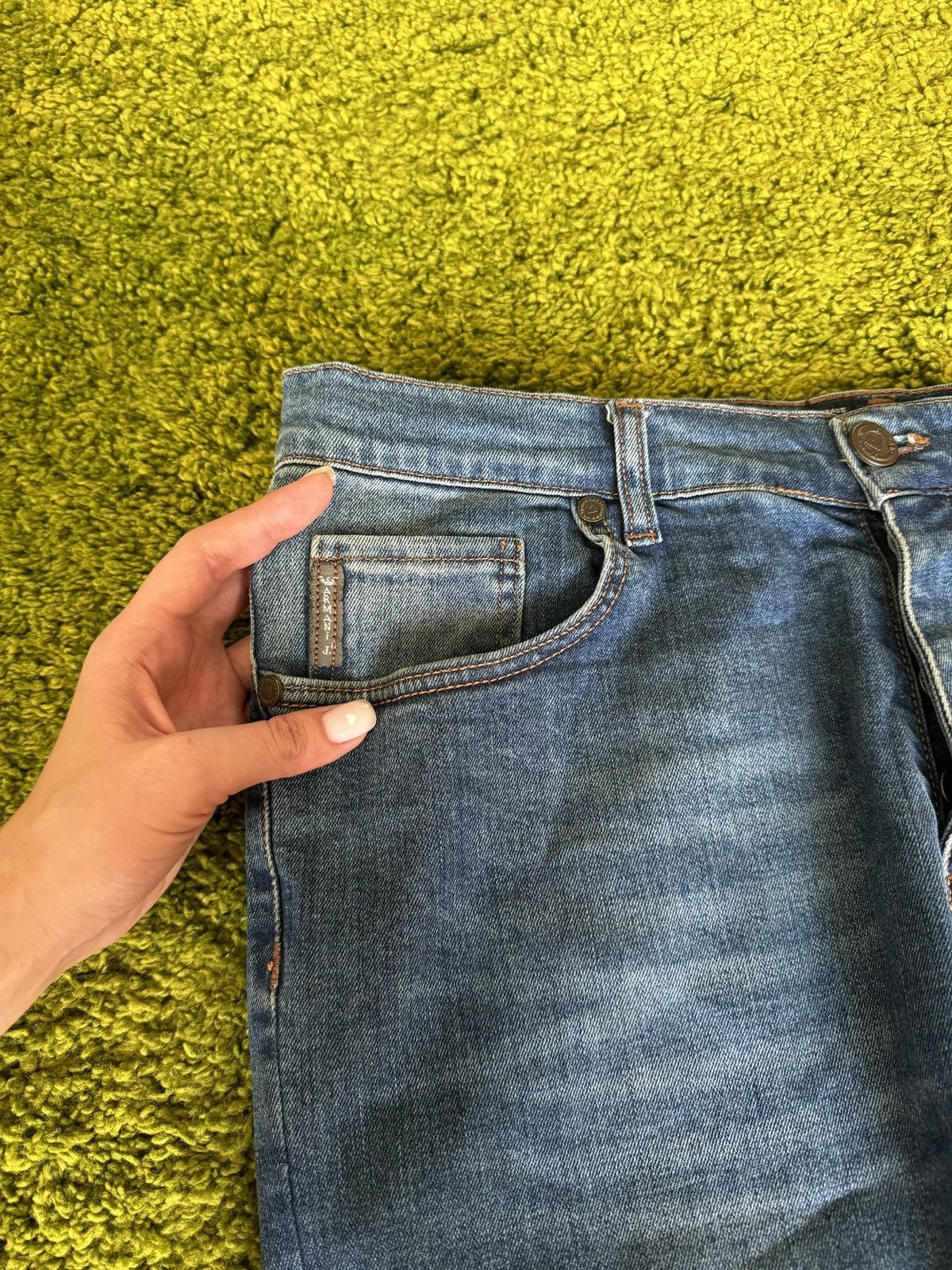 Armani × Giorgio Armani × Vintage Armani Jeans Y2K vintage jeans denim pants Size US 36 / EU 52 - 3 Thumbnail