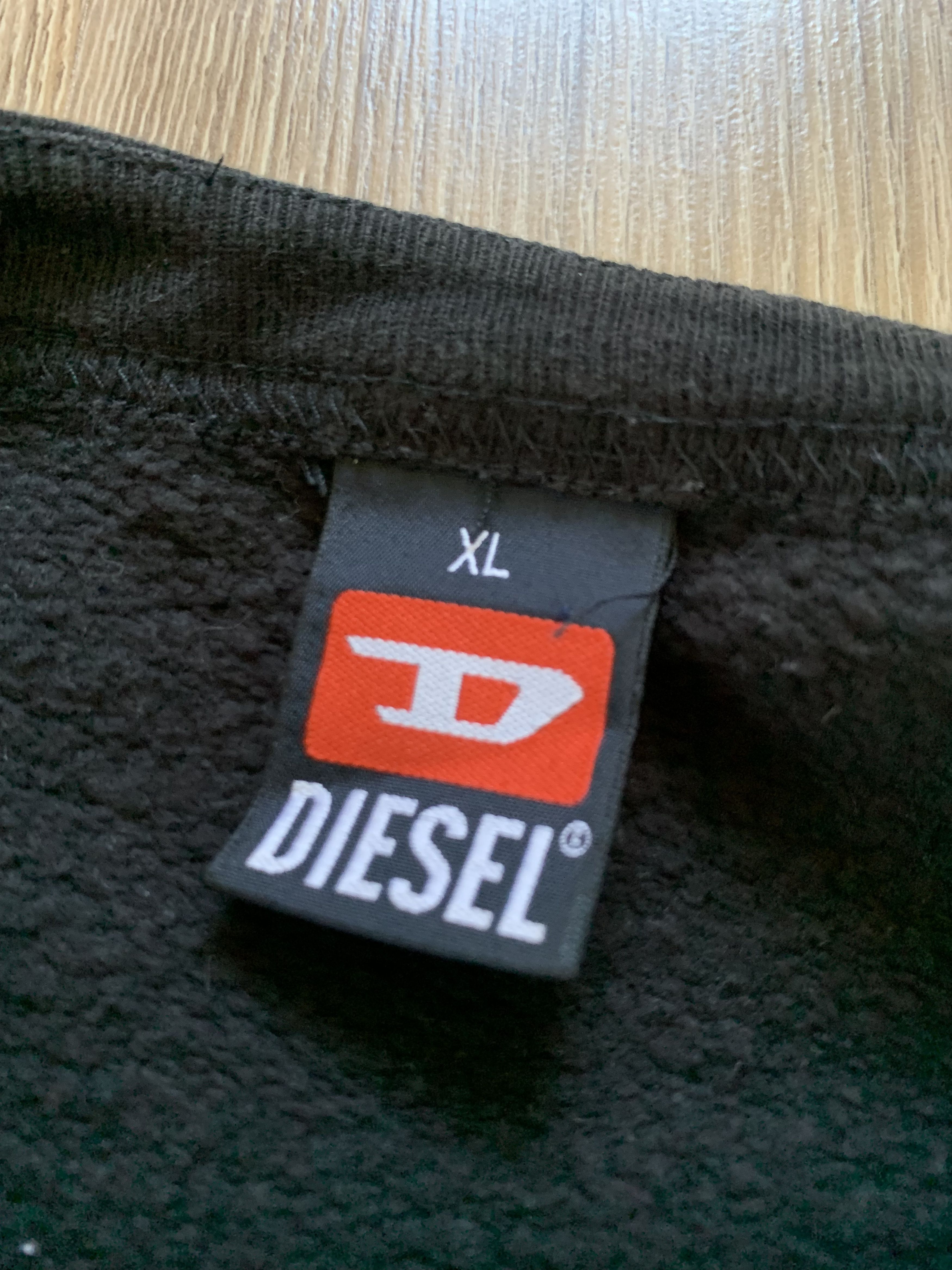 Diesel Diesel Black Indigo Tech Cotton Sweatshirt Size US XL / EU 56 / 4 - 5 Thumbnail