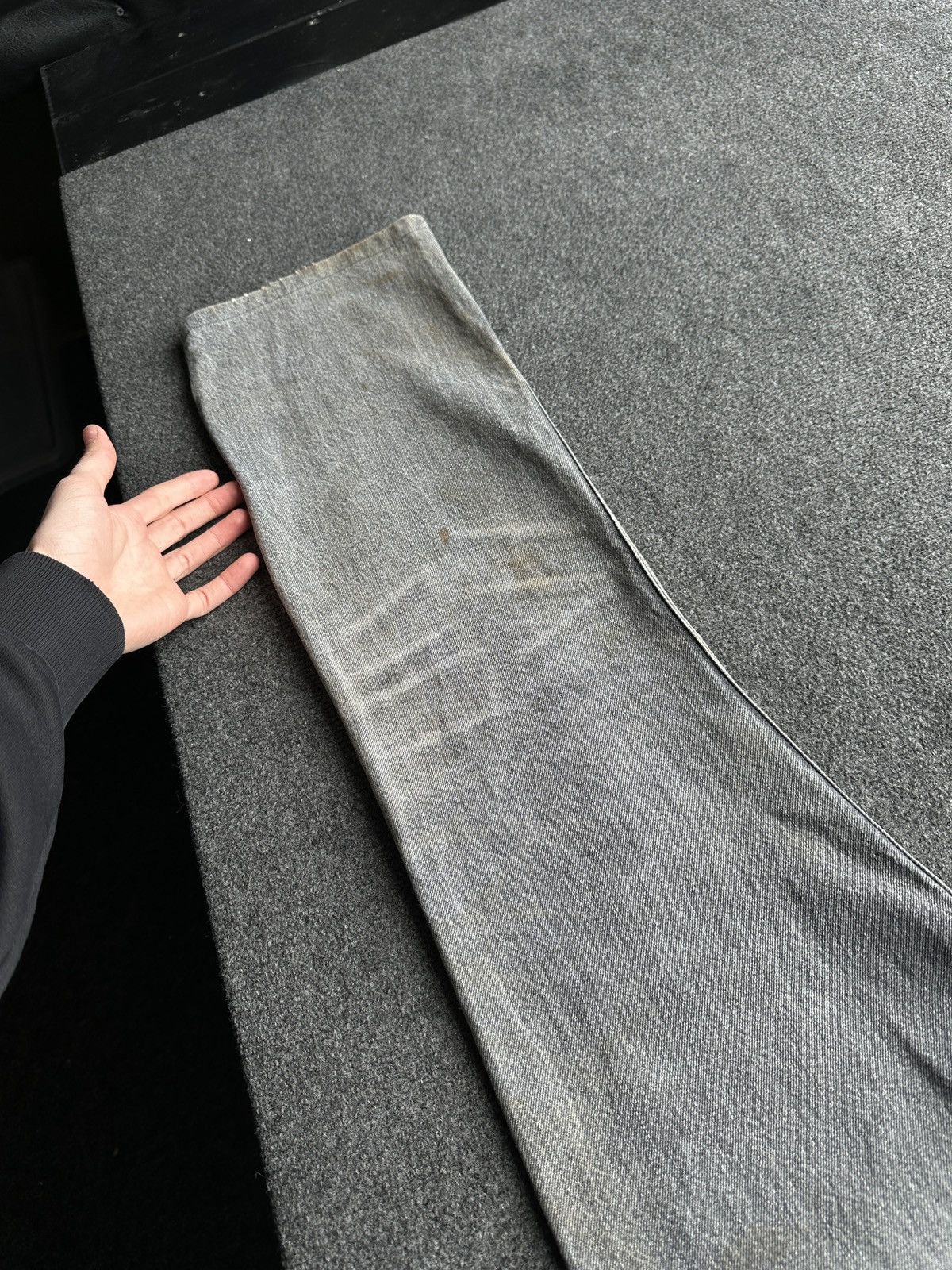 Levi's 🚨 VNTG LEVI’S 507 DISSTRESSED GRAY PAINTED WASHED Size US 29 - 14 Thumbnail
