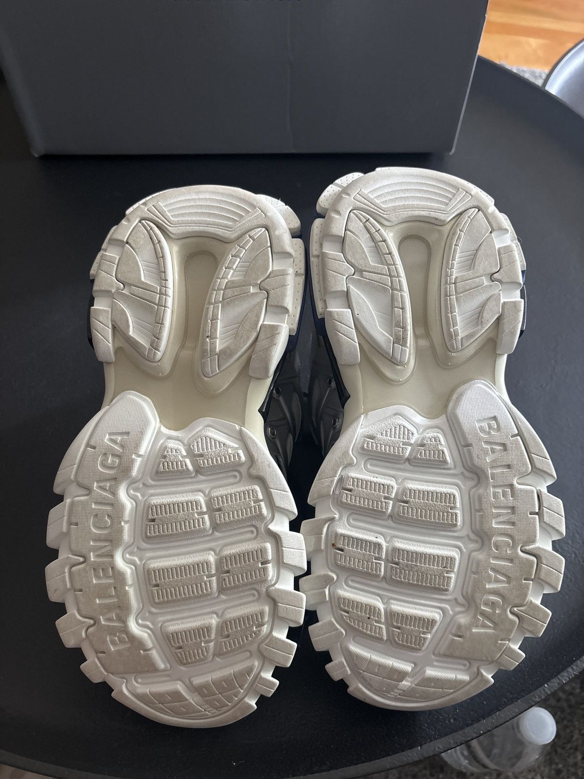 Balenciaga NWT Balenciaga Track Sneaker LED Metallic Silver and blue Size US 7 / EU 40 - 6 Thumbnail