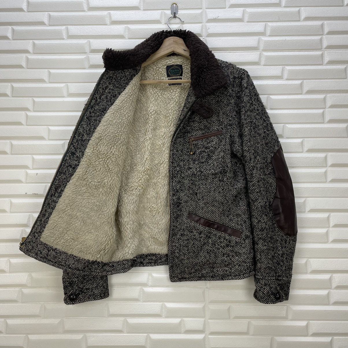 Other × Vintage Vintage Herringbone Jacket Size US S / EU 44-46 / 1 - 3 Thumbnail