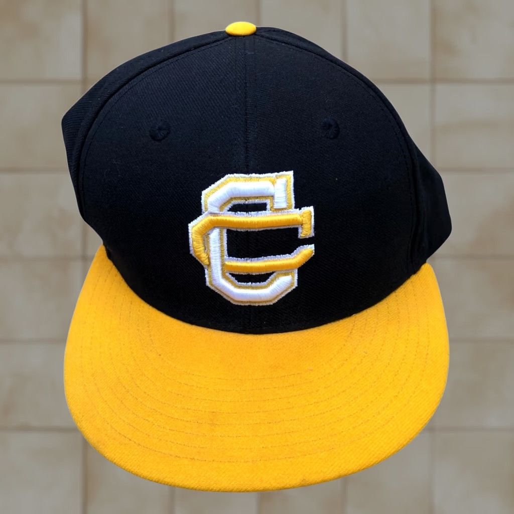 Vintage RICHARDSON CC Logo College Fitted Hat Men's 7 3/8 Black Cap Size ONE SIZE - 1 Thumbnail