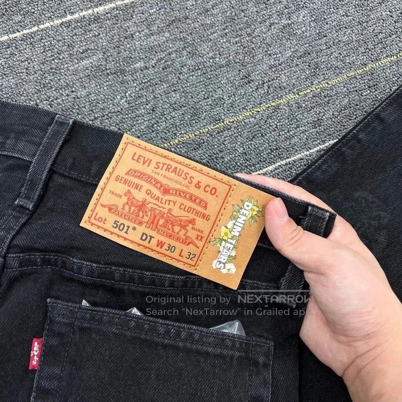 Levi's Levi's Denim Tears Collaborative Cotton Flower Print Jeans. Size US 30 / EU 46 - 5 Thumbnail