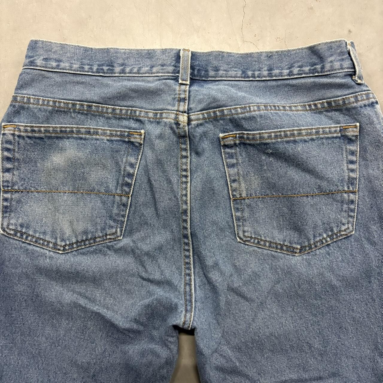 Vintage Crazy Vintage Y2K/2000s Baggy Wideleg Medium Wash Denim Jeans! Size US 34 / EU 50 - 5 Thumbnail