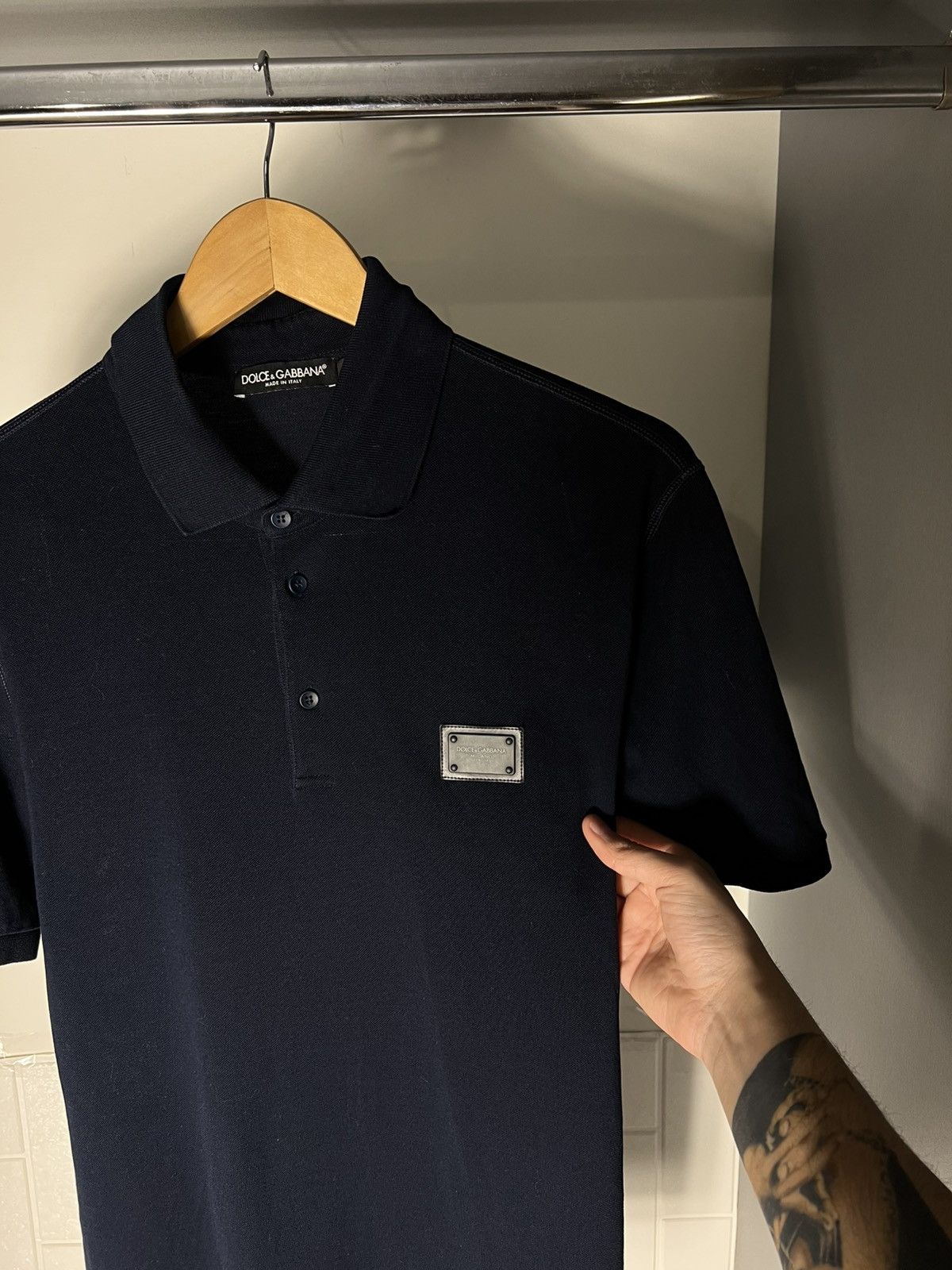 Dolce & Gabbana VINTAGE DOLCE & GABBANA ITALIAN DESIGNER POLO CASUAL CLASSIC Size US L / EU 52-54 / 3 - 14 Thumbnail