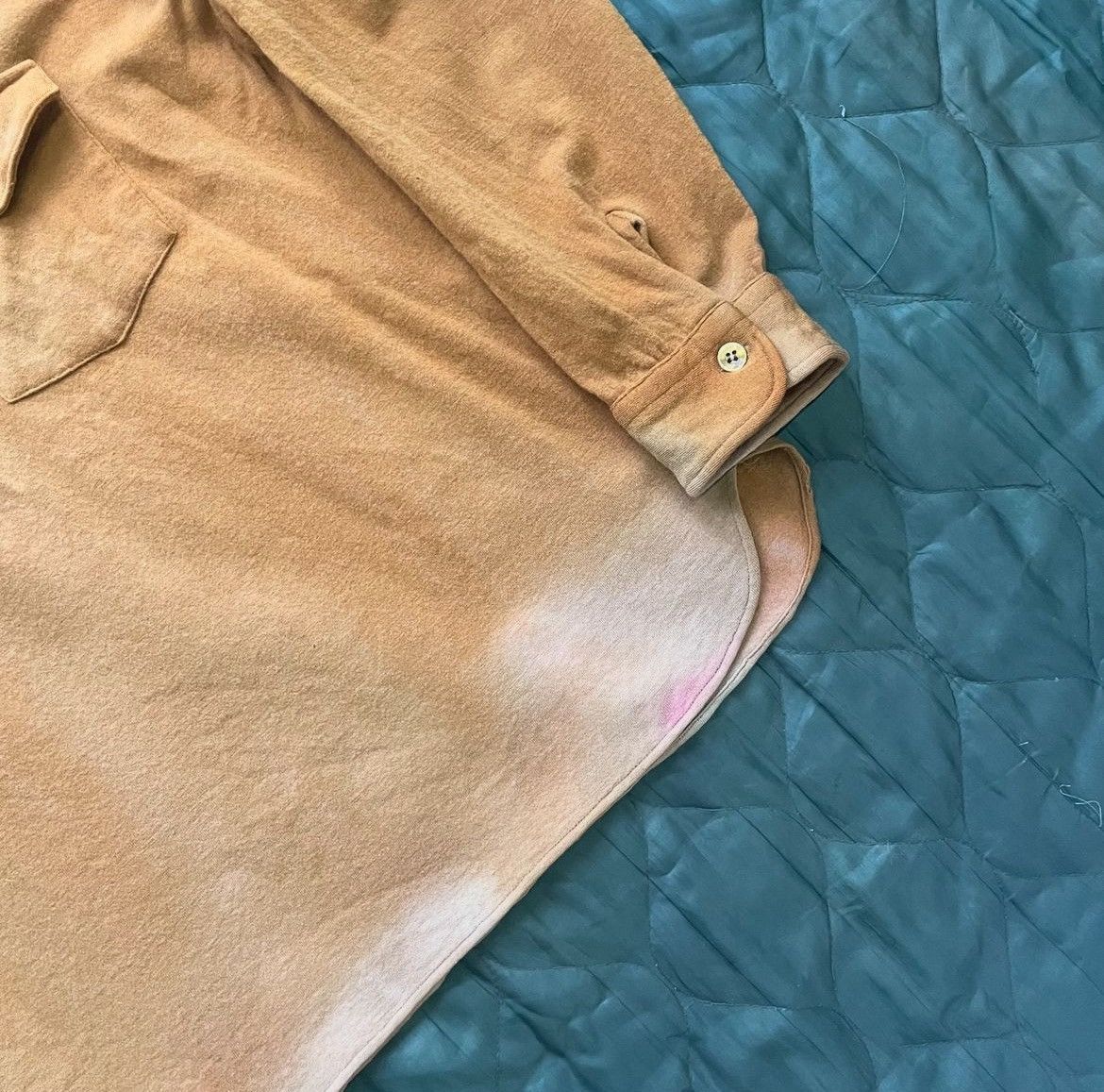 Pendleton × Vintage ☆ Vintage 70s Pendleton Half Zip Up 🧈 Size US L / EU 52-54 / 3 - 4 Thumbnail