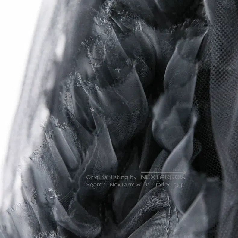 Comme des Garcons Comme Des Garcons size XS Black Retro Lace Skirt Size 23" - 5 Thumbnail