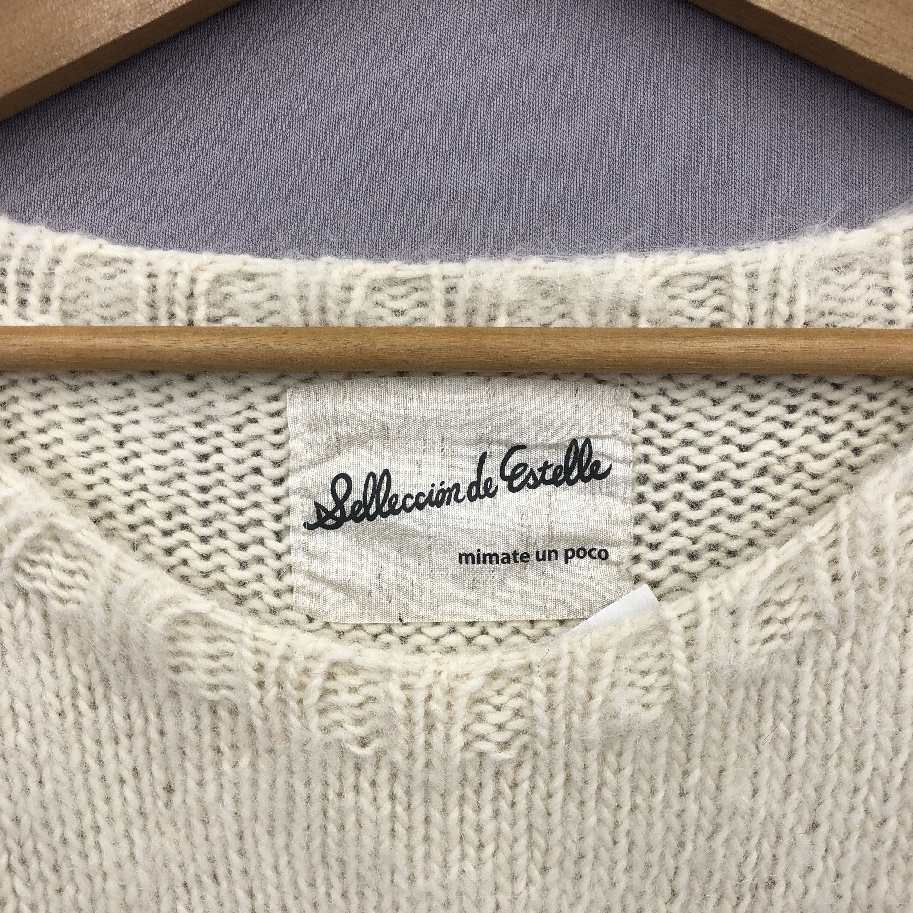 Homespun Knitwear × Japanese Brand Vintage Star Crochet Knitwear Sweater Japanese Sweatshirt Size US S / EU 44-46 / 1 - 4 Thumbnail