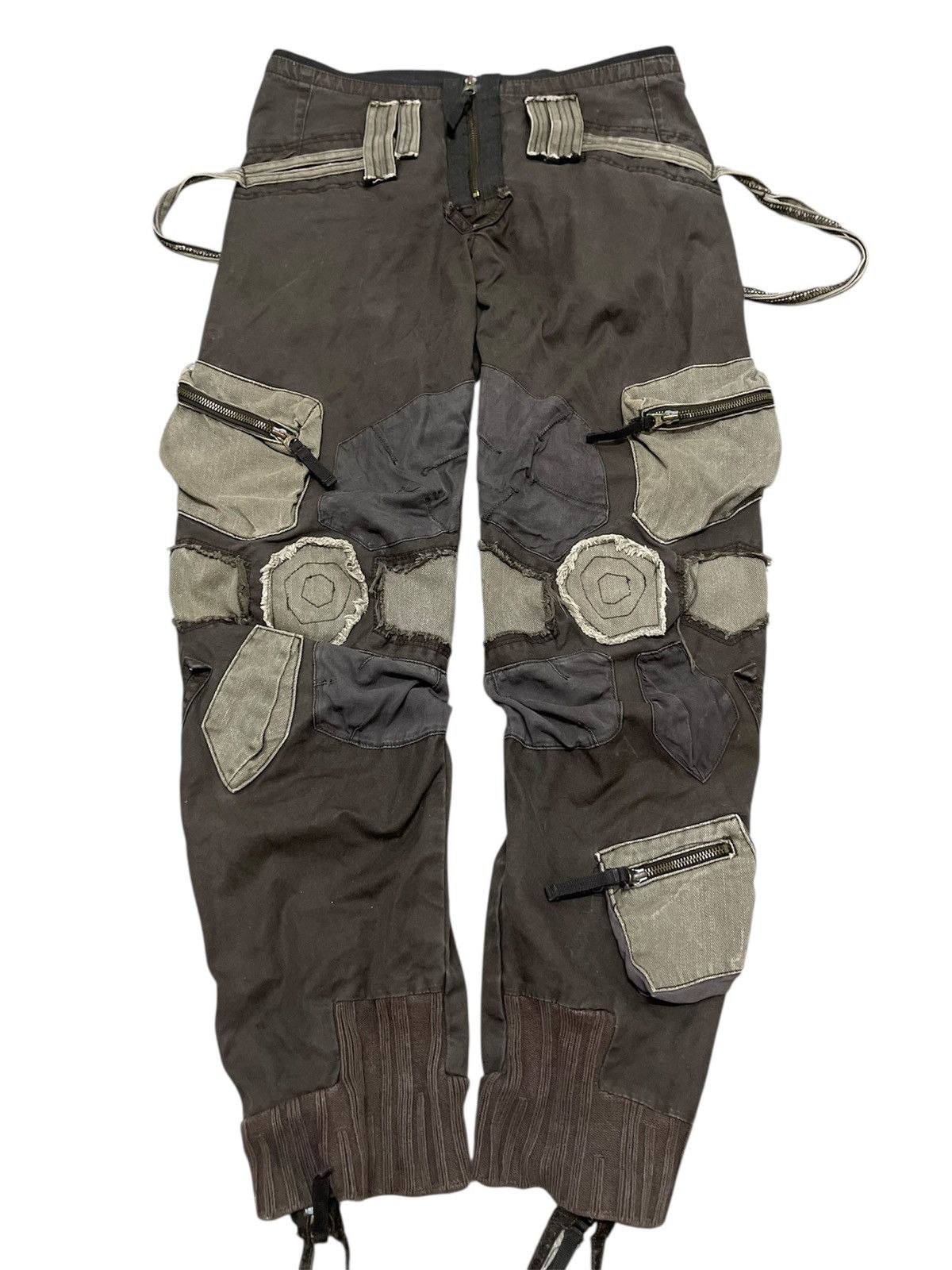 Marithe + Francois Girbaud 2000s Marithe+Francois Girbaud Bondage Cargo Pants Size US 32 / EU 48 - 20 Thumbnail