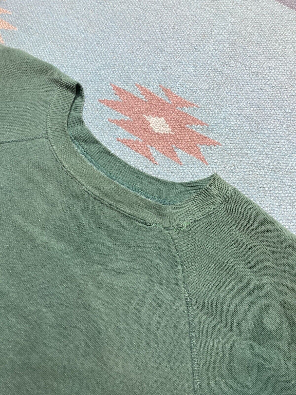 Vintage Vintage 1960s crewneck sweatshirt blank faded cotton XL Size US XL / EU 56 / 4 - 8 Thumbnail