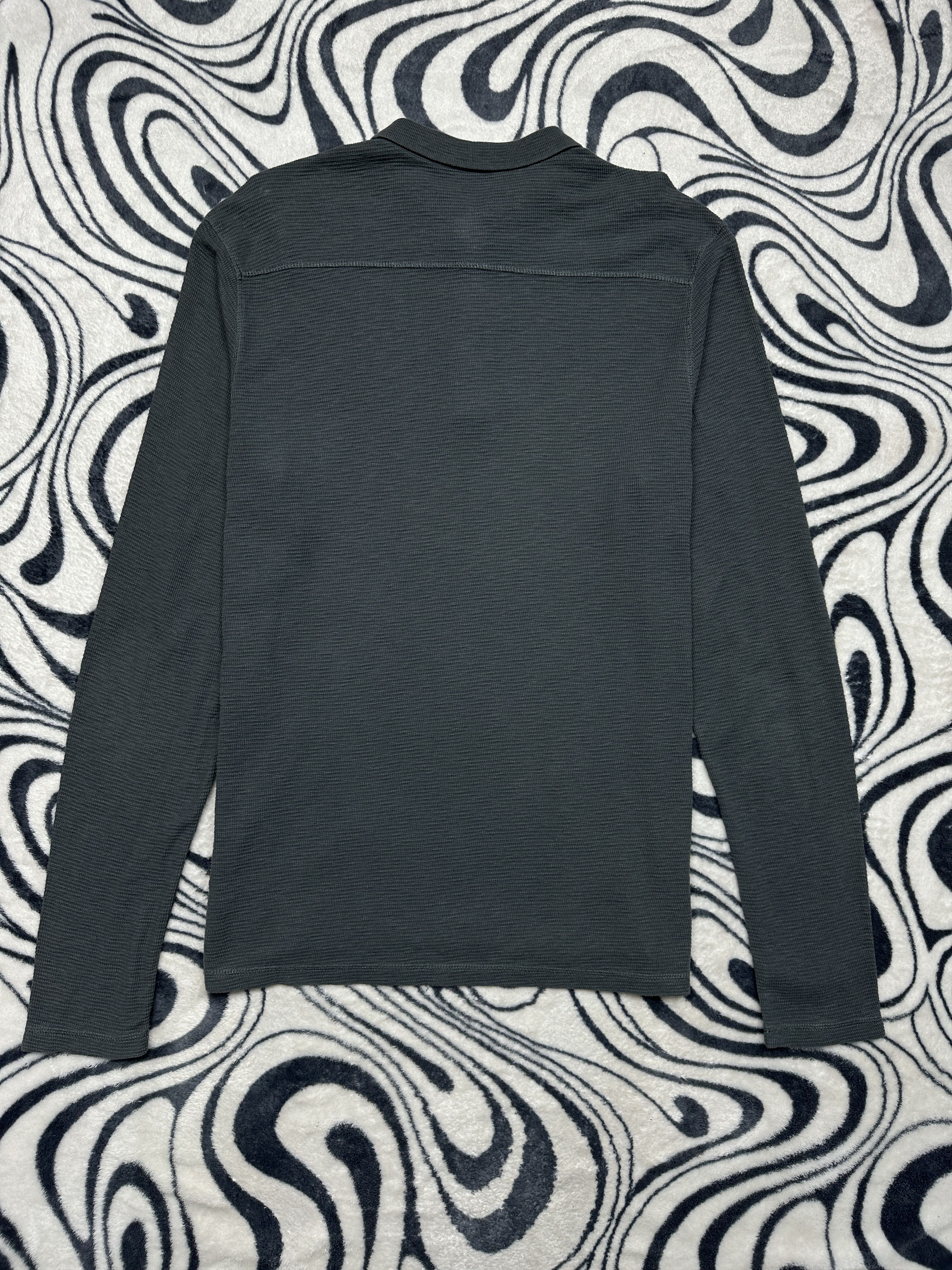 Allsaints Allsaints Mens Clash Long Sleeve Polo Shirt Size US M / EU 48-50 / 2 - 5 Thumbnail