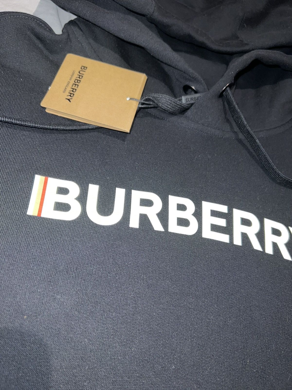 Burberry Burberry Logo Hoodie Size US L / EU 52-54 / 3 - 2 Thumbnail