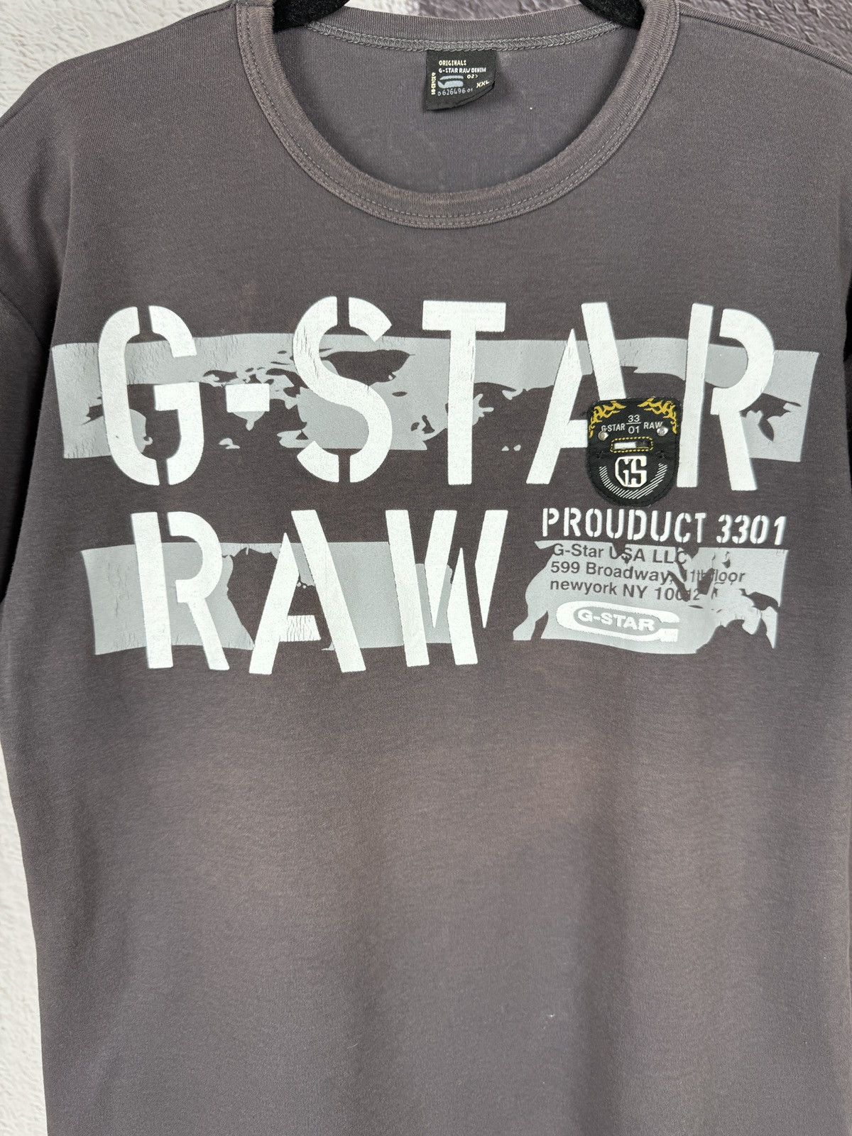 G-Star G-Star Raw vintage 90s y2k faded tee shirt Size US L / EU 52-54 / 3 - 4 Thumbnail