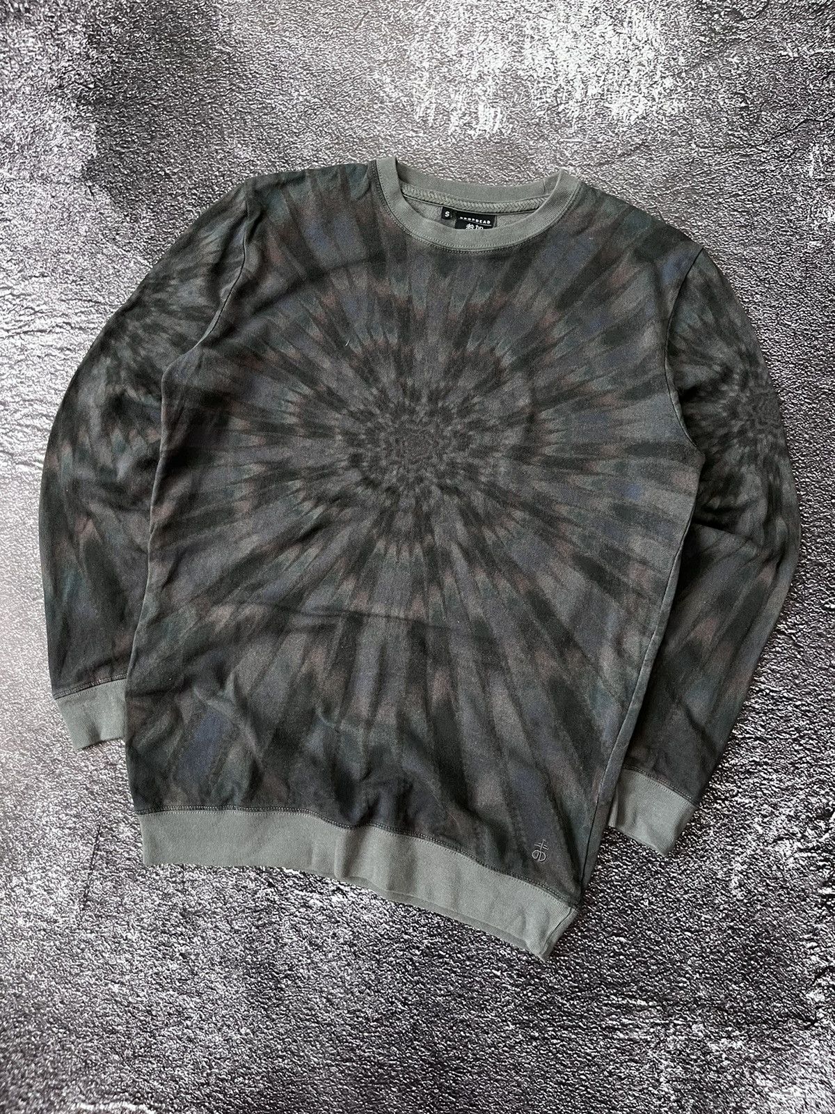 Drop Dead Clothing Vintage Drop Dead Tie Dye Grey sweatshirt Size US S / EU 44-46 / 1 - 2 Thumbnail