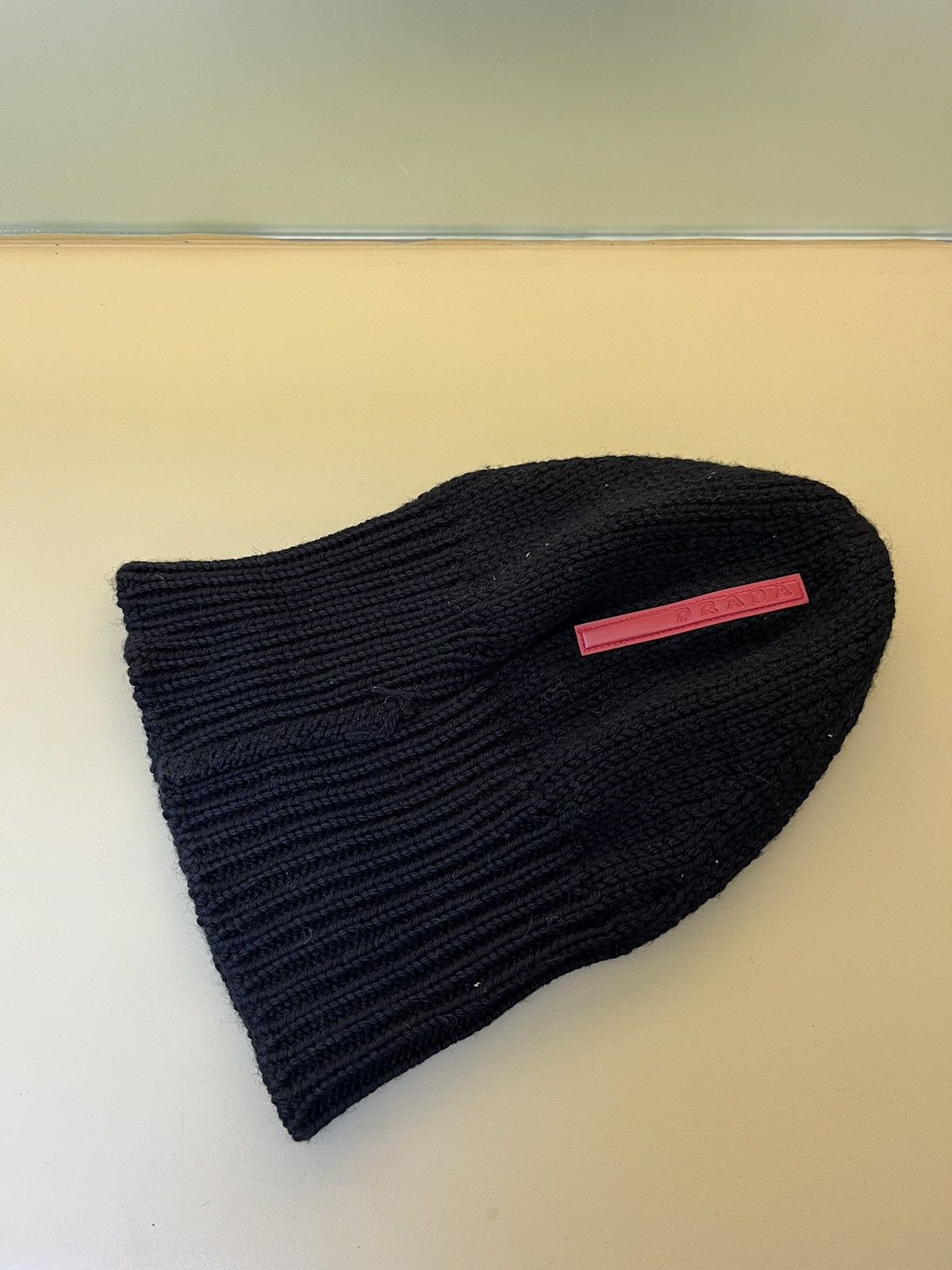 Pre-owned Prada Sport Vintage Black Beanie