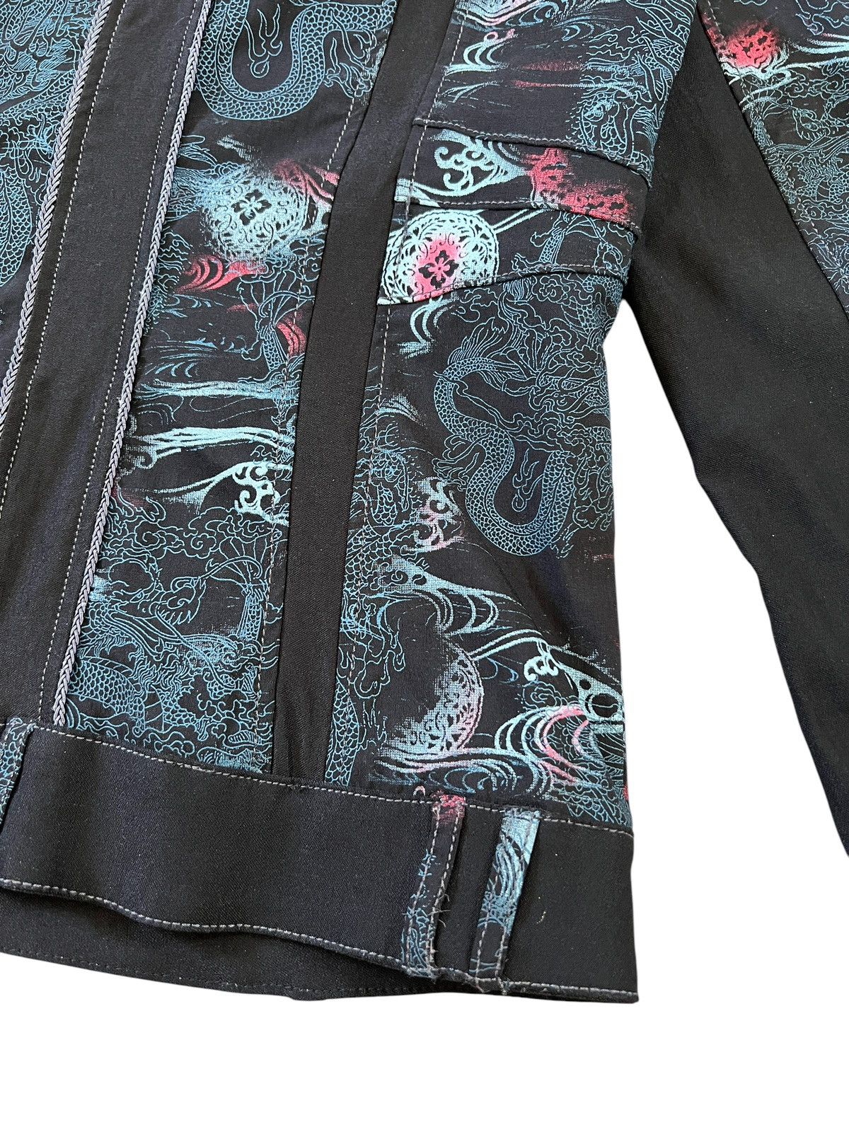 If Six Was Nine × Japanese Brand × Le Grande Bleu (L.G.B.) Ozz Croce 🇯🇵 Dragon Motif Goth Zipper Jacket Size S / US 4 / IT 40 - 16 Thumbnail