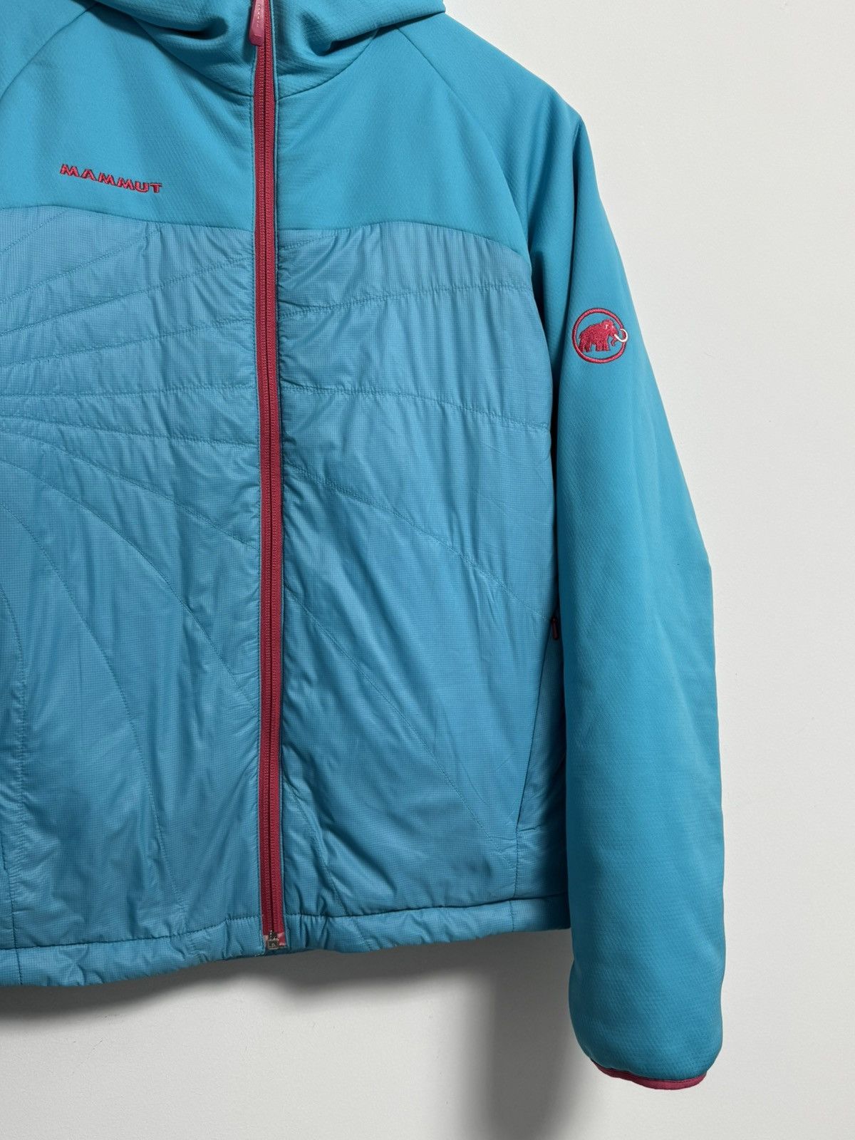 Mammut Mammut Hooded Jacket Womens Small Blue Quilted Ajungilak Size S / US 4 / IT 40 - 3 Thumbnail