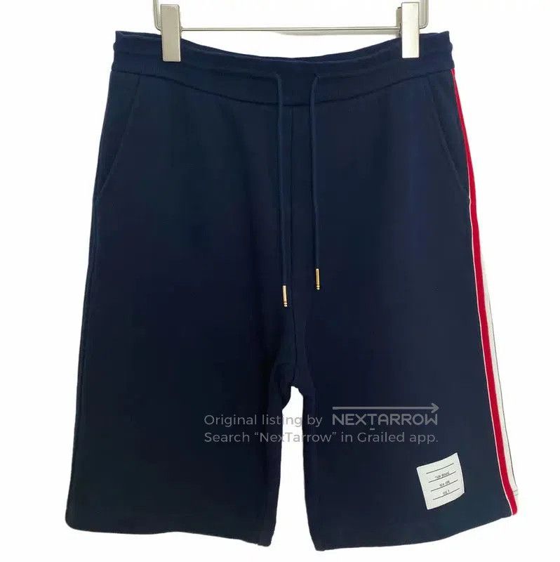 Thom Browne Thom Browne Navy Cotton Men's Shorts . Size US 30 / EU 46 - 1 Thumbnail
