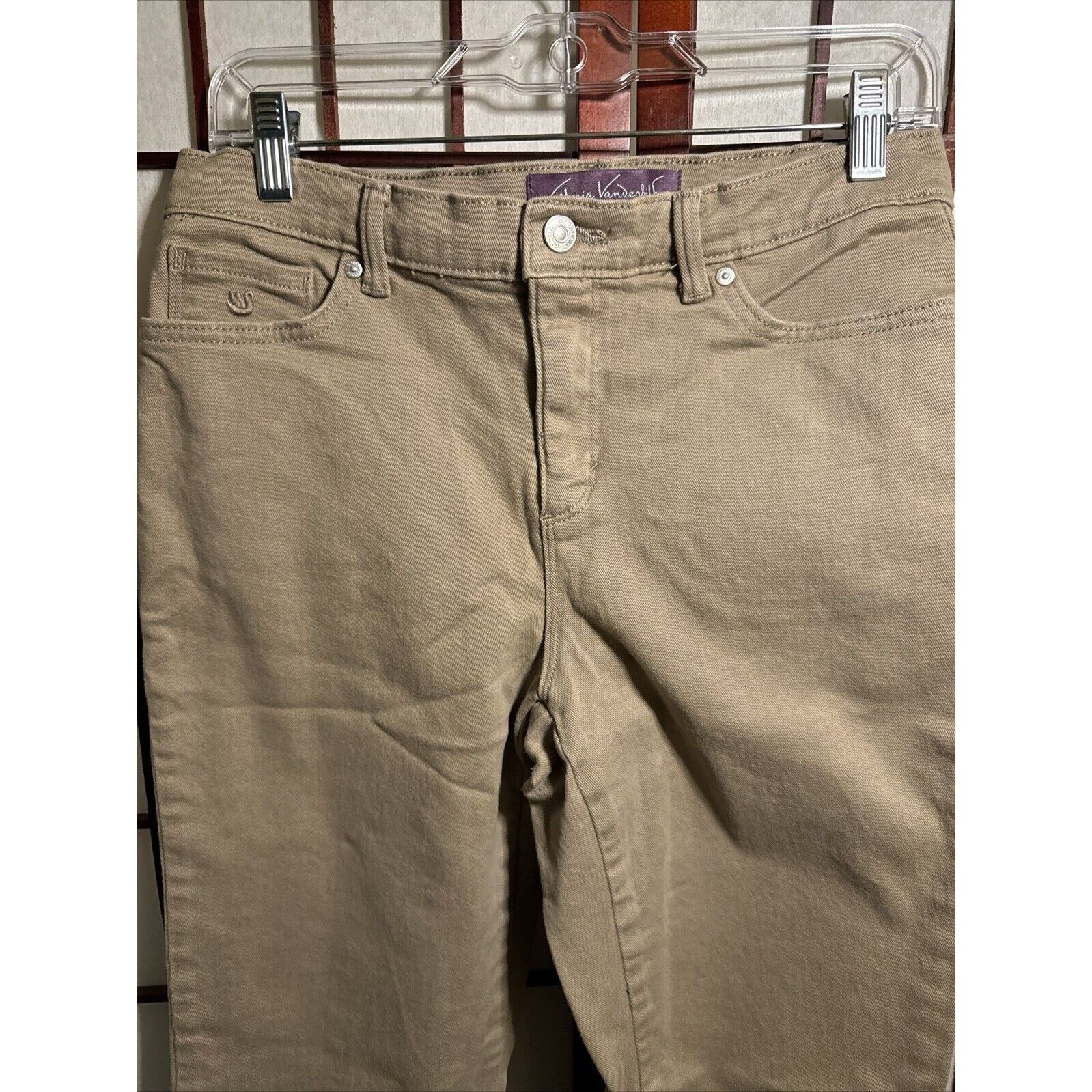 Gloria Vanderbilt Gloria Vanderbilt Womens Amanda SHORT Jeans Size 8S Beige De Size 30" / US 8 / IT 44 - 10 Thumbnail
