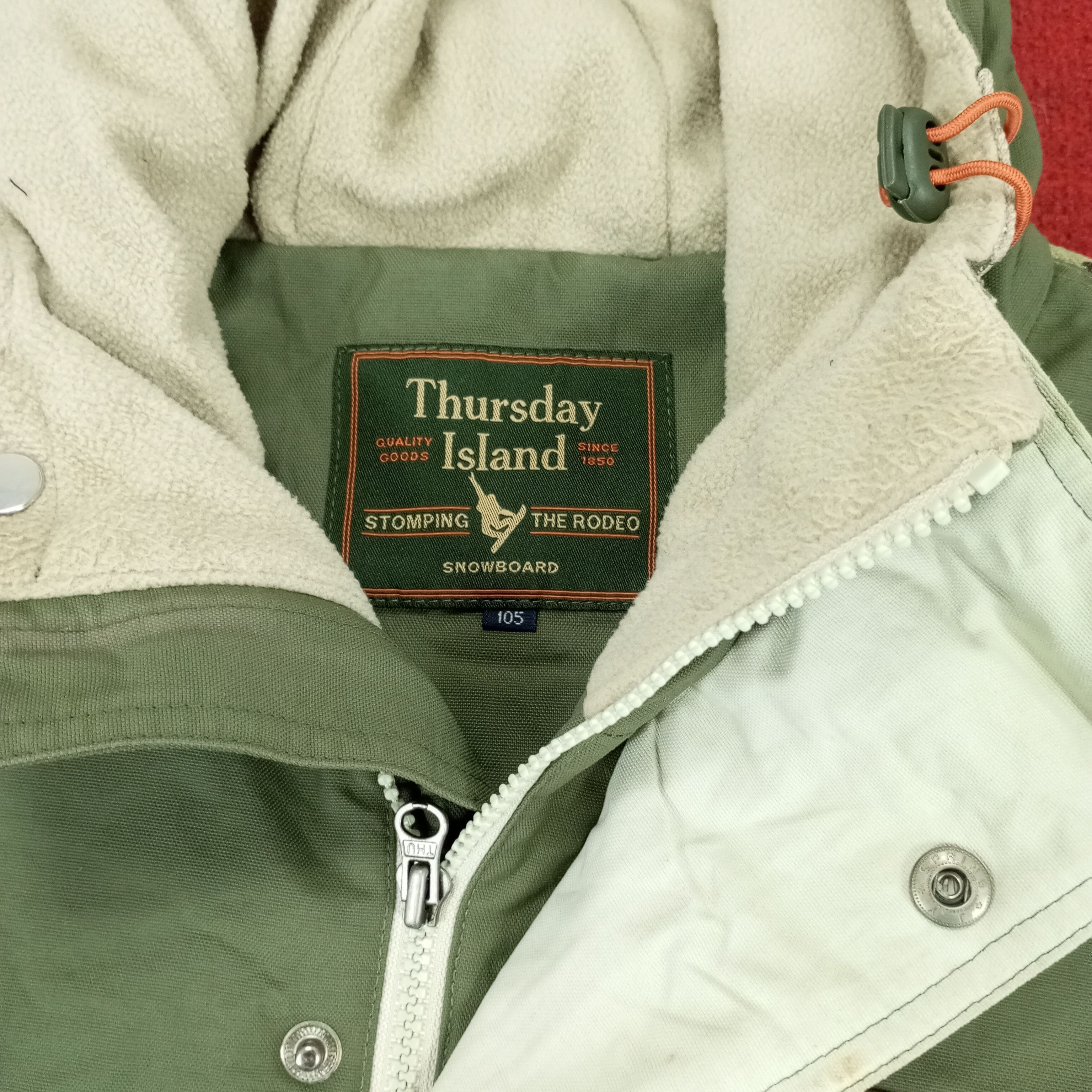 Vintage Thursday Island Skateboard Nice Design Jacket Size US XL / EU 56 / 4 - 5 Thumbnail