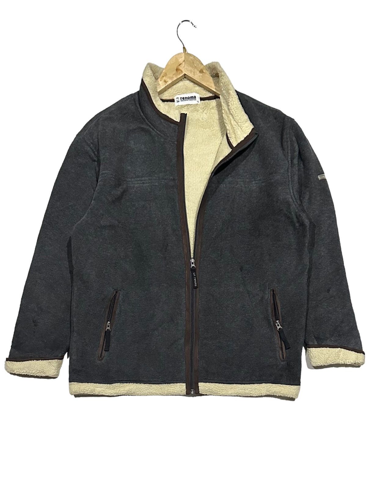 Renoma VINTAGE UP RENOMA SUEDE SHEEPSKIN JACKET WINTER Size US M / EU 48-50 / 2 - 2 Thumbnail