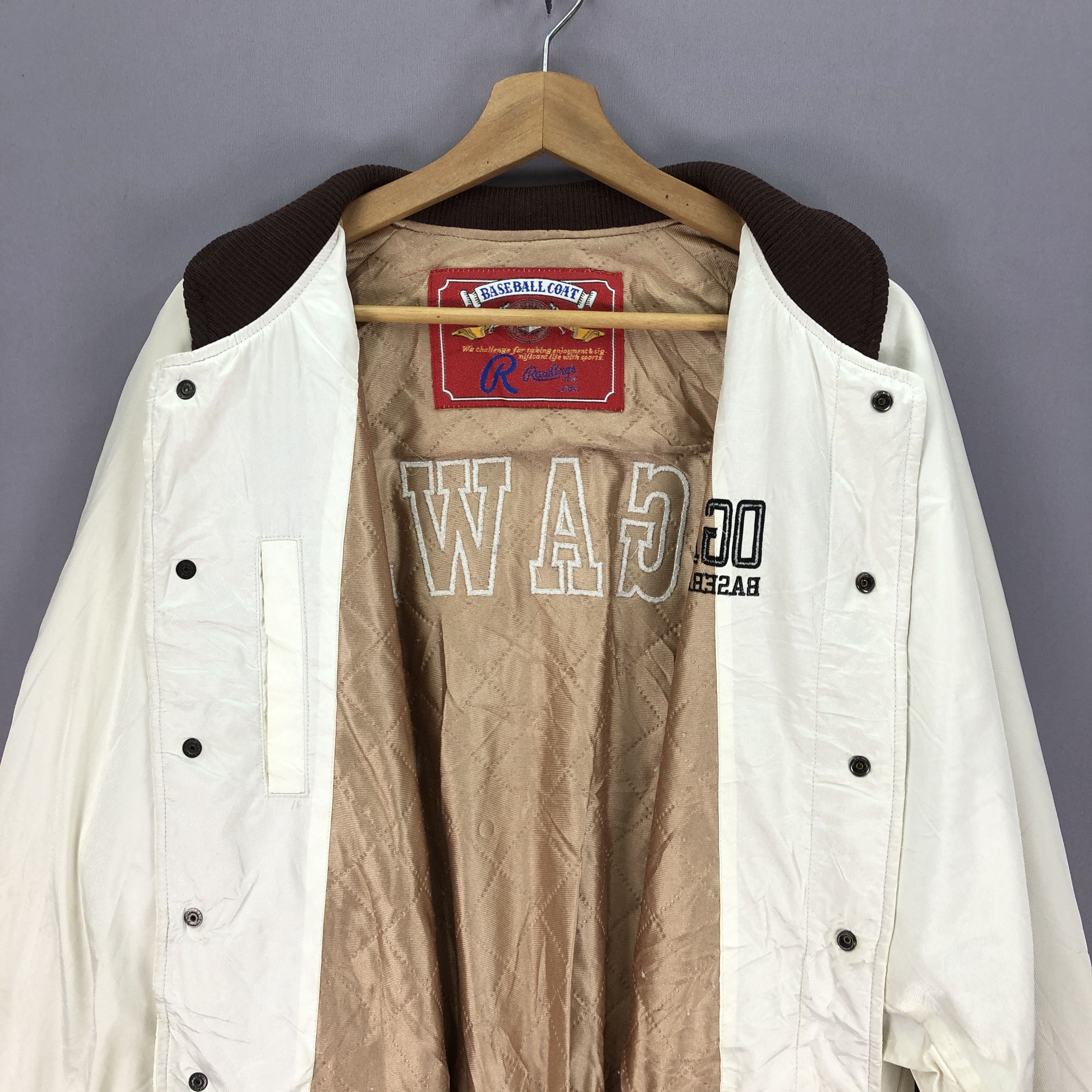 Japanese Brand × Vintage Vintage Ogawa Baseball Club Jacket Rawlings Japanese Jacket Size US XL / EU 56 / 4 - 8 Thumbnail