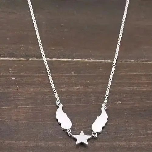 Jewelry Wings Necklace in Sterling Silver Size ONE SIZE - 3 Thumbnail