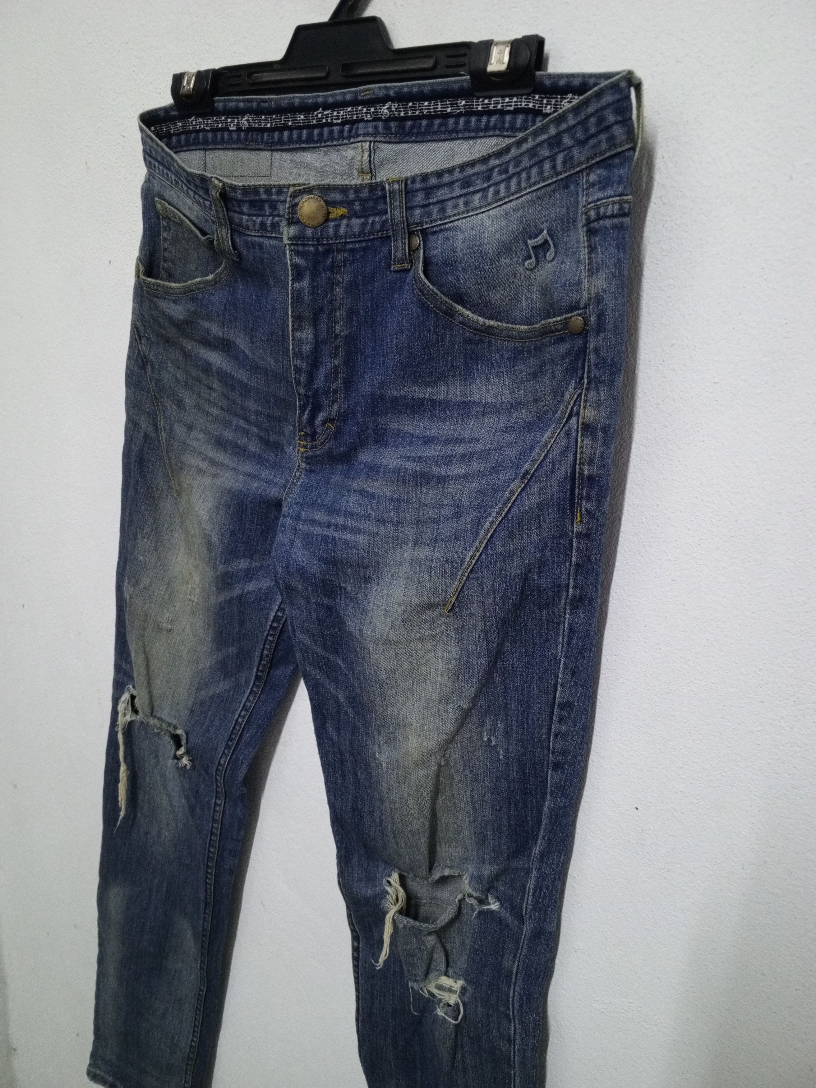 Number (N)ine {💥 rare 💥number(n)ine denim jeans Size US 32 / EU 48 - 5 Thumbnail