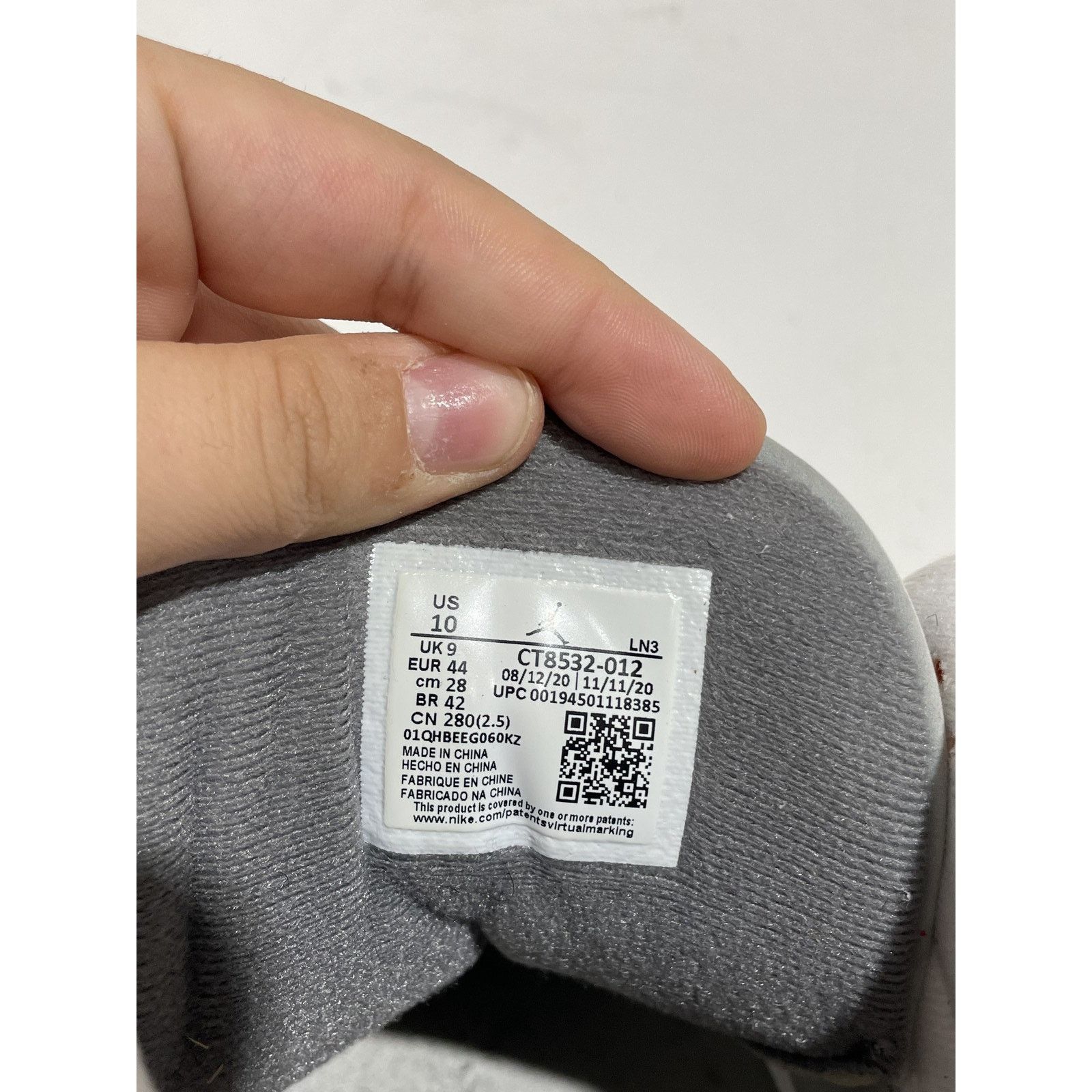 Jordan Brand JORDAN 3 COOL GREY SIZE 10 PREOWNED Size US 10 / EU 43 - 6 Thumbnail