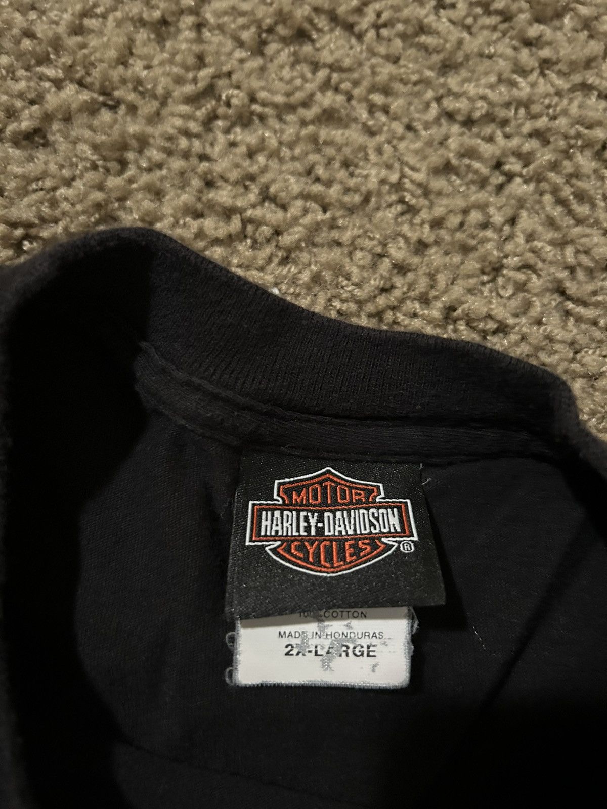 Harley Davidson × Vintage Vintage Harley Davidson Tee Size US XL / EU 56 / 4 - 4 Thumbnail