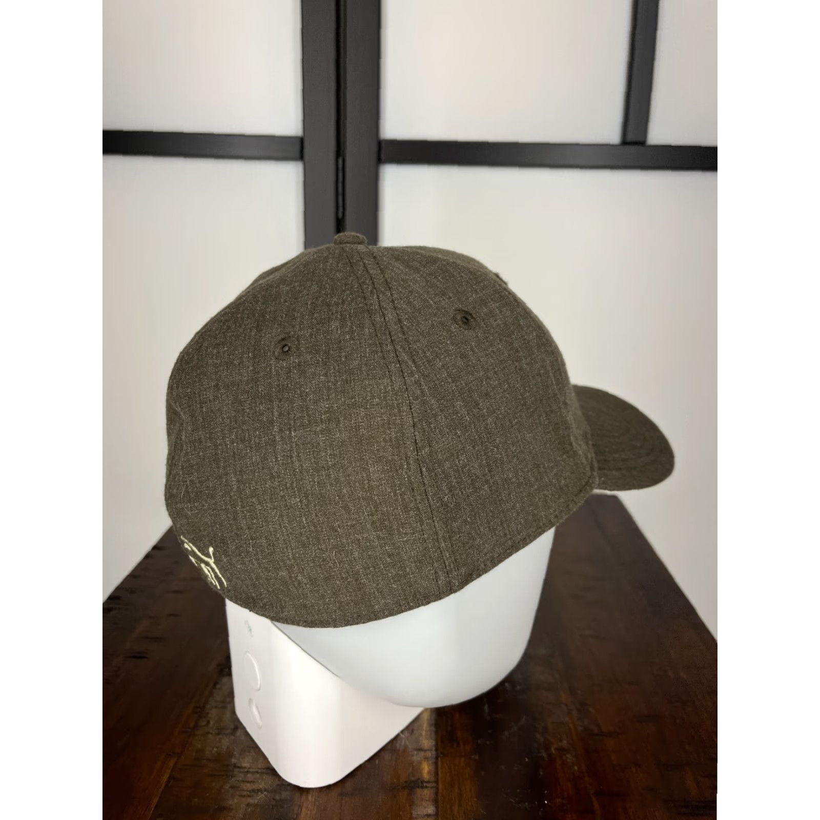 Puma PUMA Hat Cap Fitted Adult One Size Gray Brown Polyester Viscose Blend Stretch Hat/Cap Mens Golf Hat Gray PUMA Logo 90s Outdoor Sports Size ONE SIZE - 7 Thumbnail