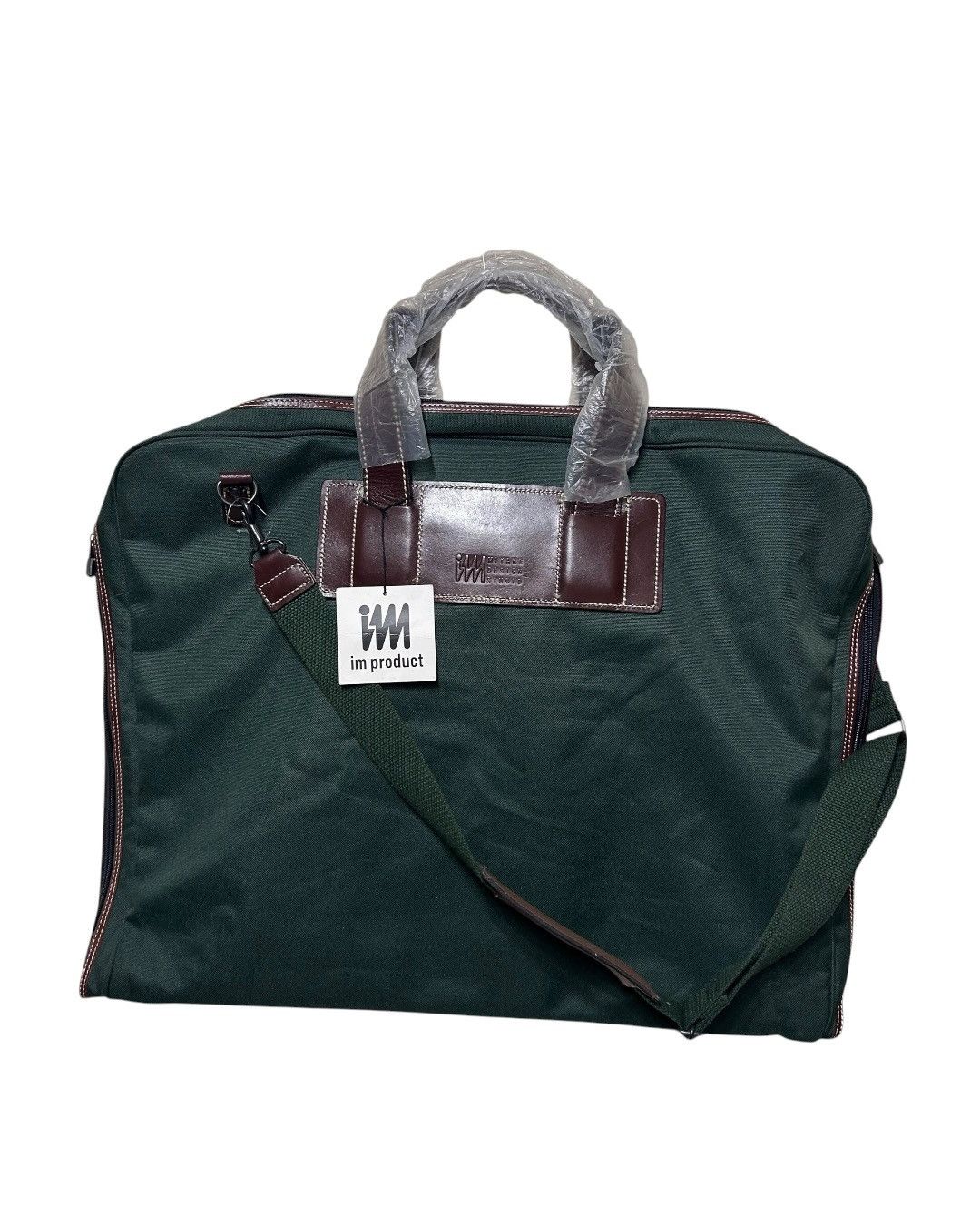 Issey Miyake 754 80s ISSEY MIYAKE IM PRODUCT vintage bag shoulder green Size ONE SIZE - 1 Thumbnail