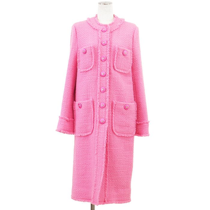 Dolce & Gabbana Dolce & Gabbana Dolce&Gabbana Tweed Wool Nylon Coat Textile Outerwear DUTY FREE for USA Size ONE SIZE - 1 Thumbnail