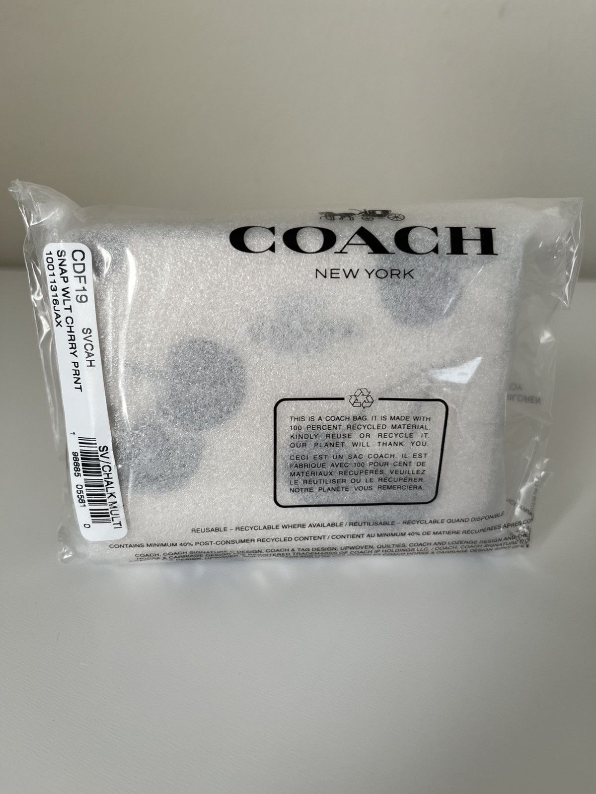 Coach Coach Snap Wallet With Cherry Print Size ONE SIZE - 10 Thumbnail
