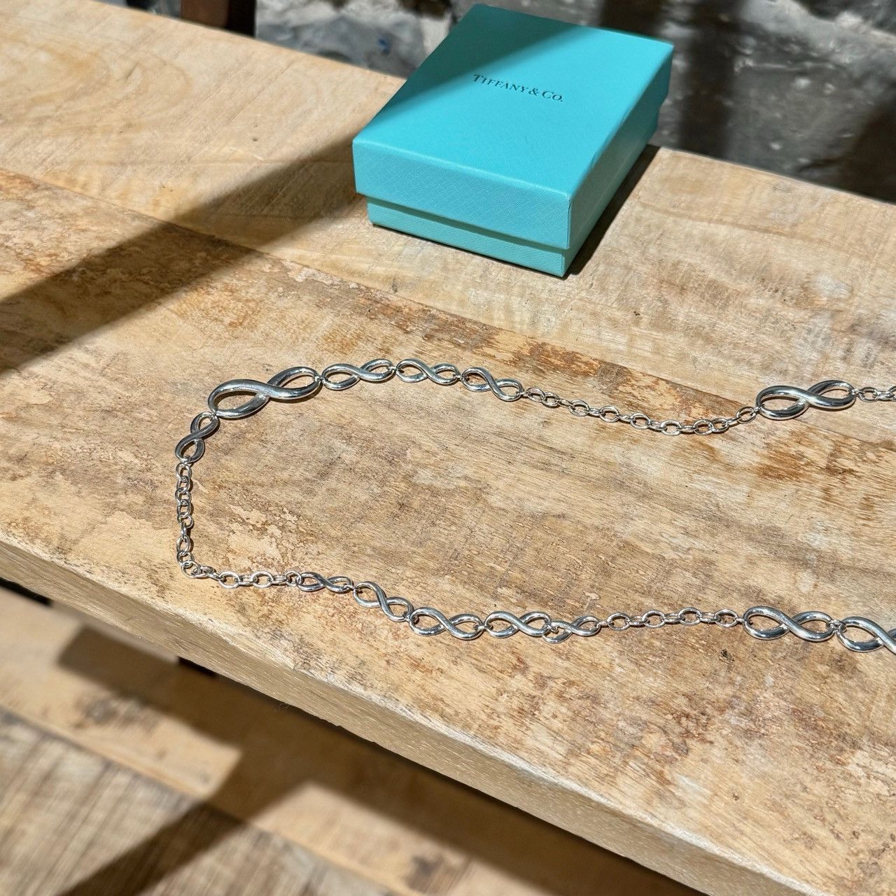 Tiffany & Co. Tiffany & Co Long Infinity Station Sterling Silver Necklace Size ONE SIZE - 3 Thumbnail