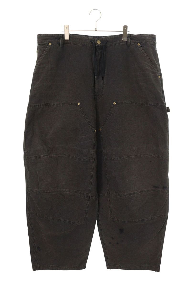 Balenciaga Balenciaga Cut Up Double Waist Baggy Denim Black/Dark