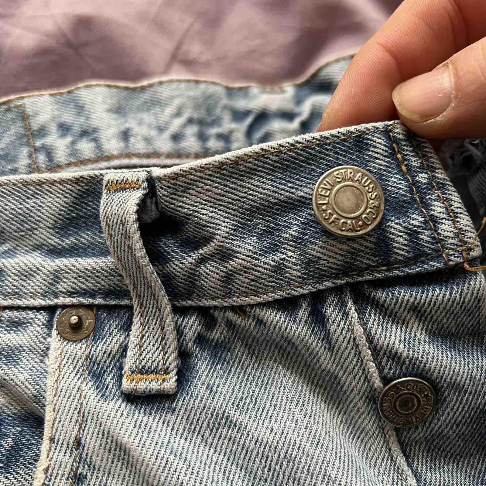 Levi's × Vintage Vintage 70s Levi's 501 Selvedge Stonewash Jeans Size US 33 - 5 Thumbnail