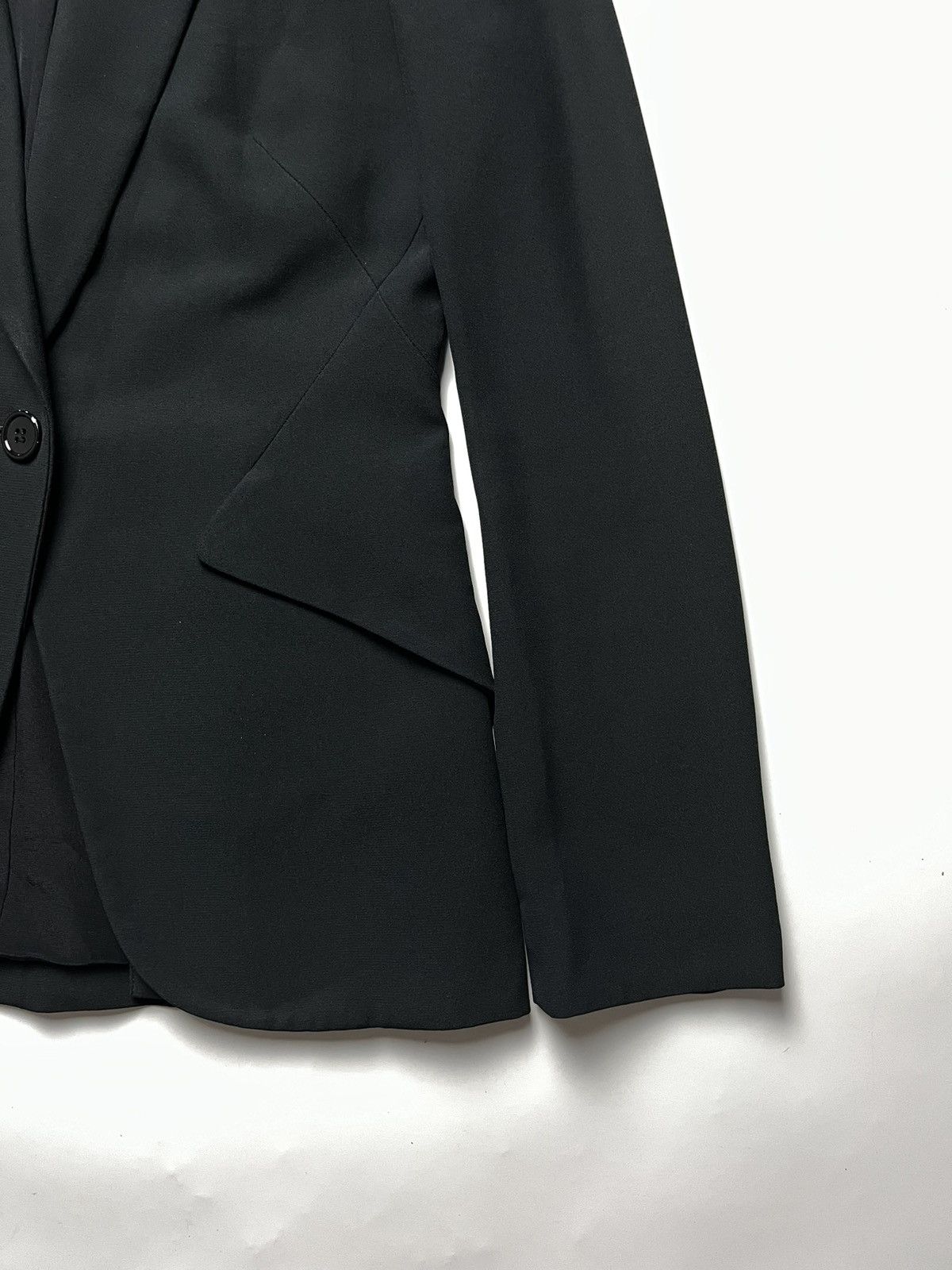 Alexander McQueen Alexander McQueen 2016 Leaf Crepe Single-Breasted Blazer Size L / US 10 / IT 46 - 6 Thumbnail