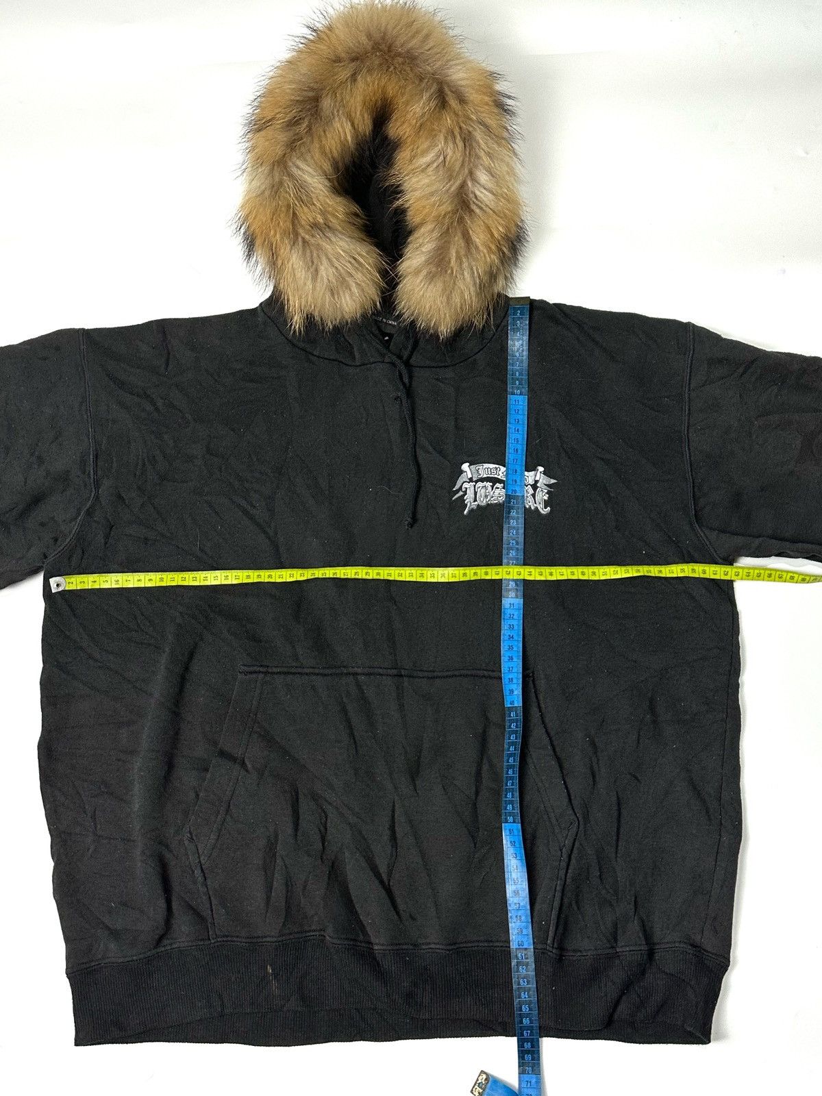 If Six Was Nine × Japanese Brand × Le Grande Bleu (L.G.B.) Fur Hoodie Tribal Skulls Lustre ifsixwasnine lgb style Size US L / EU 52-54 / 3 - 8 Thumbnail