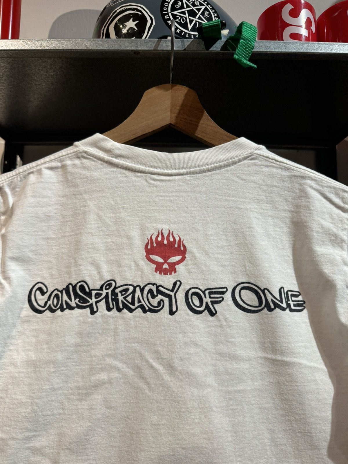Vintage Vintage The Offspring 2003 Conspiracy of One White Tee Size US S / EU 44-46 / 1 - 8 Thumbnail